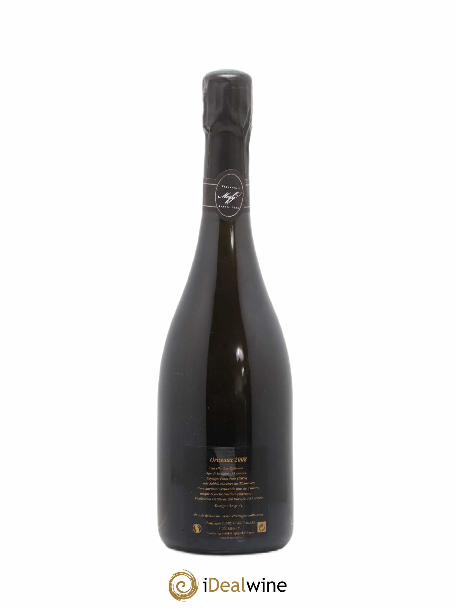 Champagne Les Orizeaux Chartogne Taillet 2008 - Posten von 1 Flasche - 1