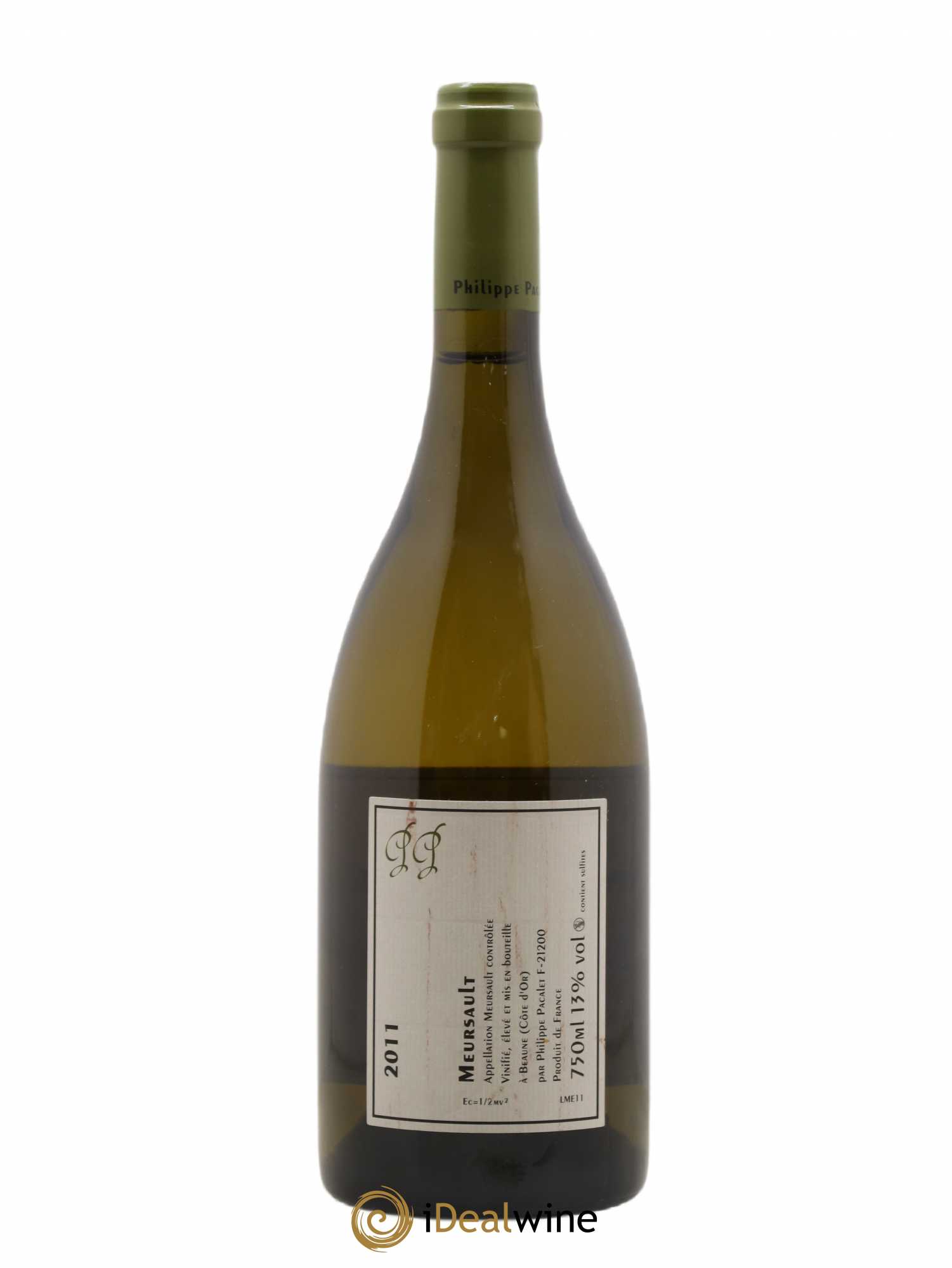 Meursault Philippe Pacalet 2011 - Lot de 1 bouteille - 1