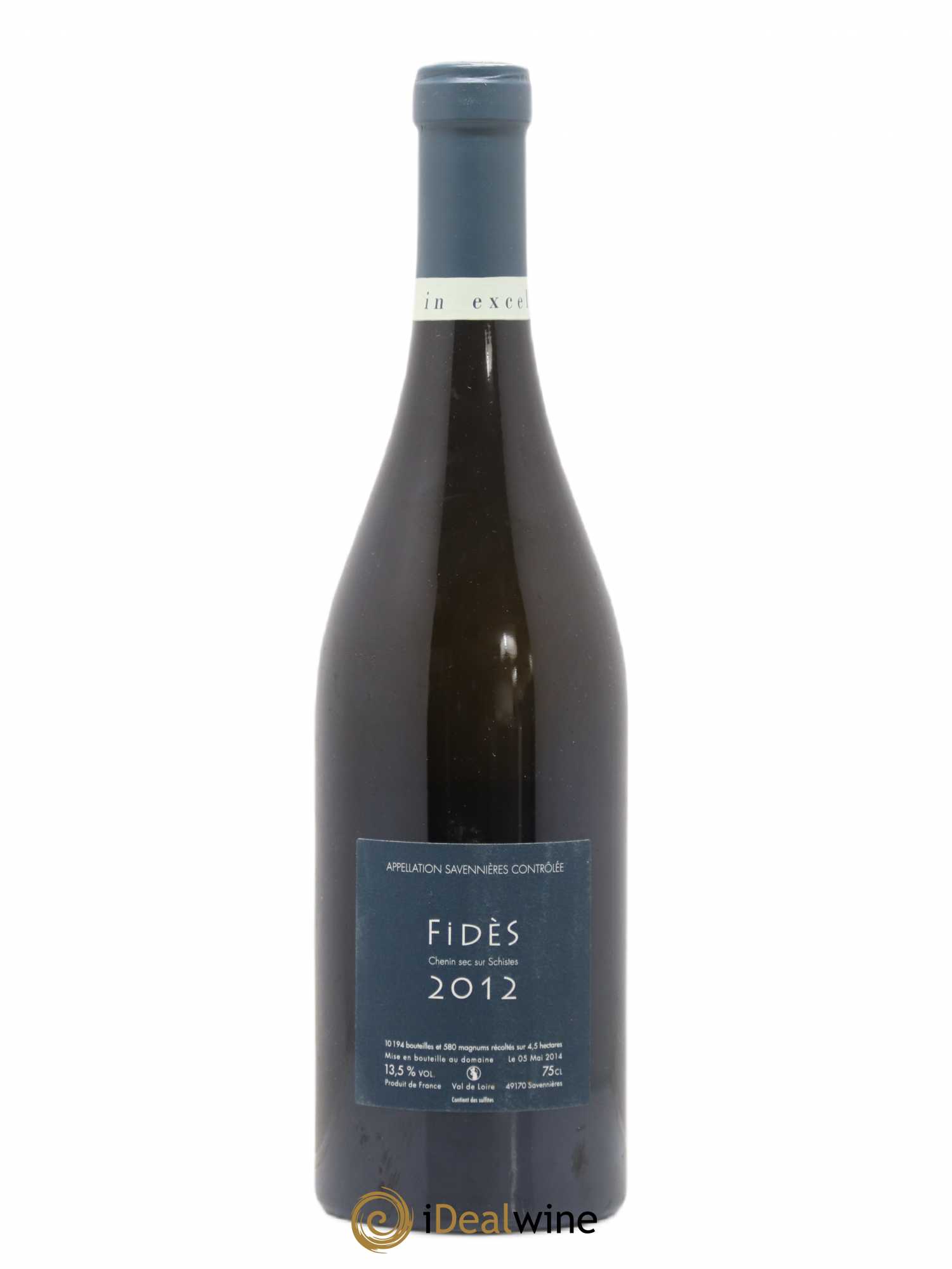 Savennières Fidès Eric Morgat 2012 - Lot de 1 bouteille - 1