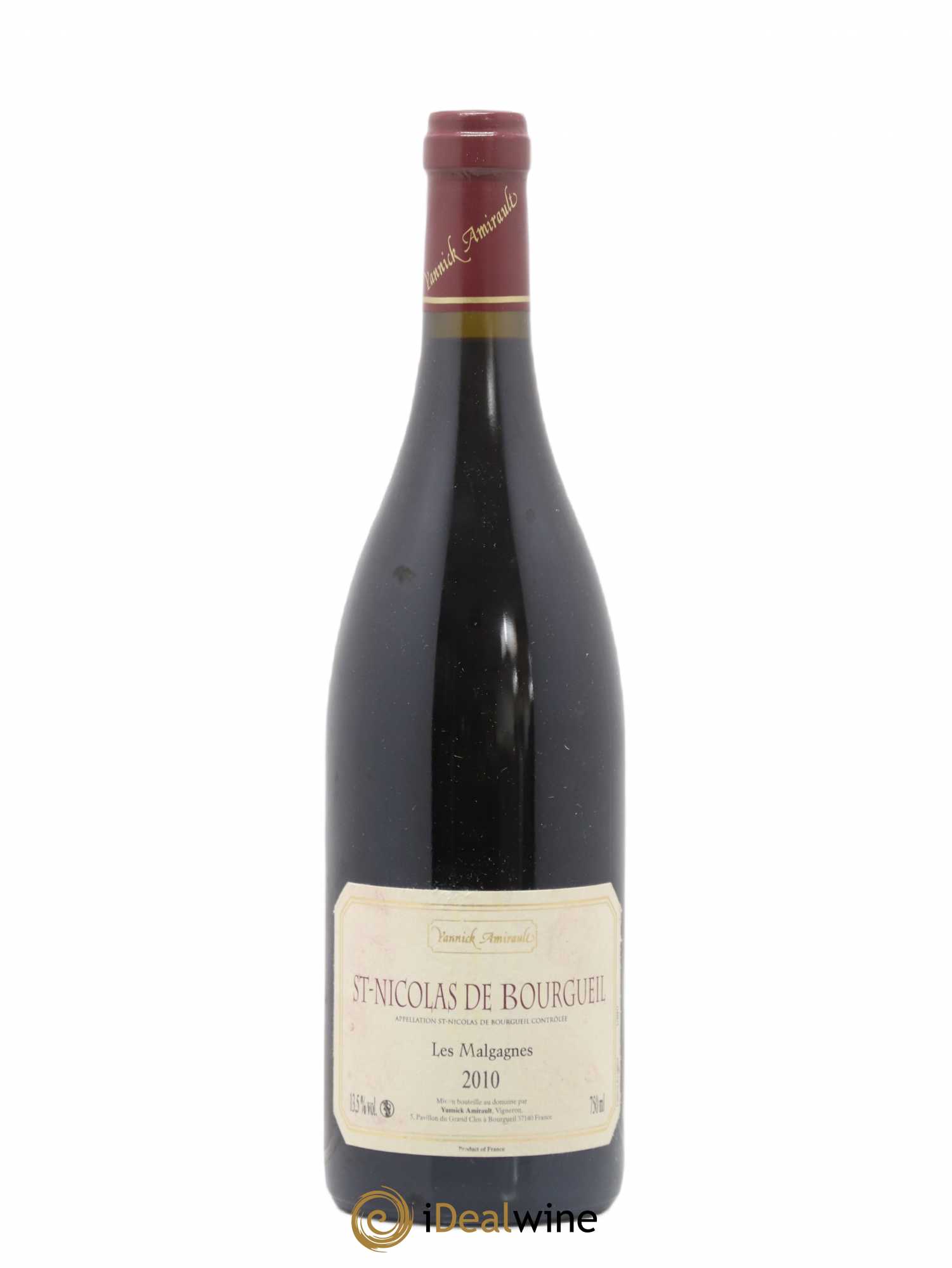 Saint-Nicolas de Bourgueil Les Malgagnes Yannick Amirault (Domaine) 2010 - Lot de 1 bouteille - 0