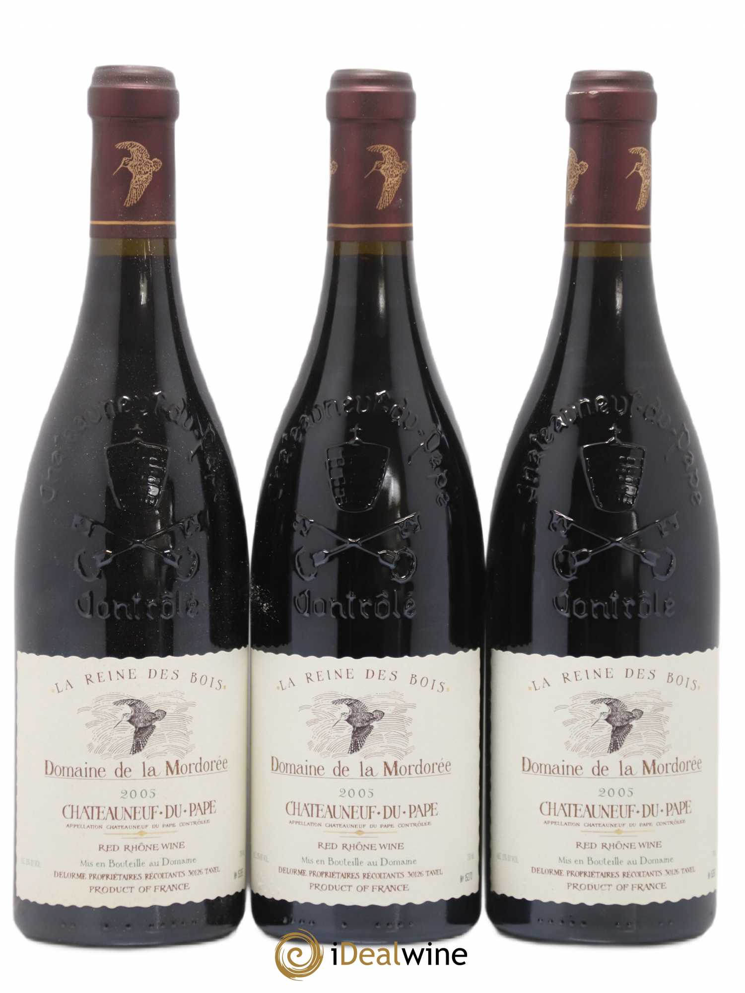 Châteauneuf-du-Pape  Cuvée de la Reine des Bois La Mordorée (Domaine de) 2005 - Lot de 6 bouteilles - 1
