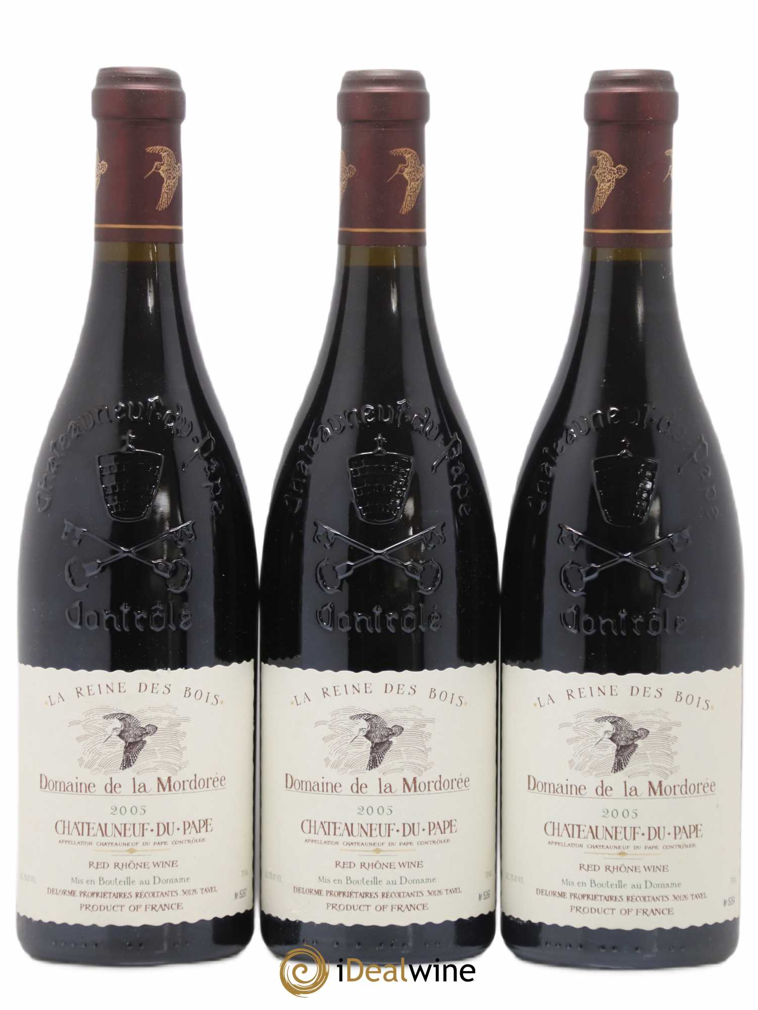 Châteauneuf-du-Pape  Cuvée de la Reine des Bois La Mordorée (Domaine de) 2005 - Lot de 6 bouteilles - 2