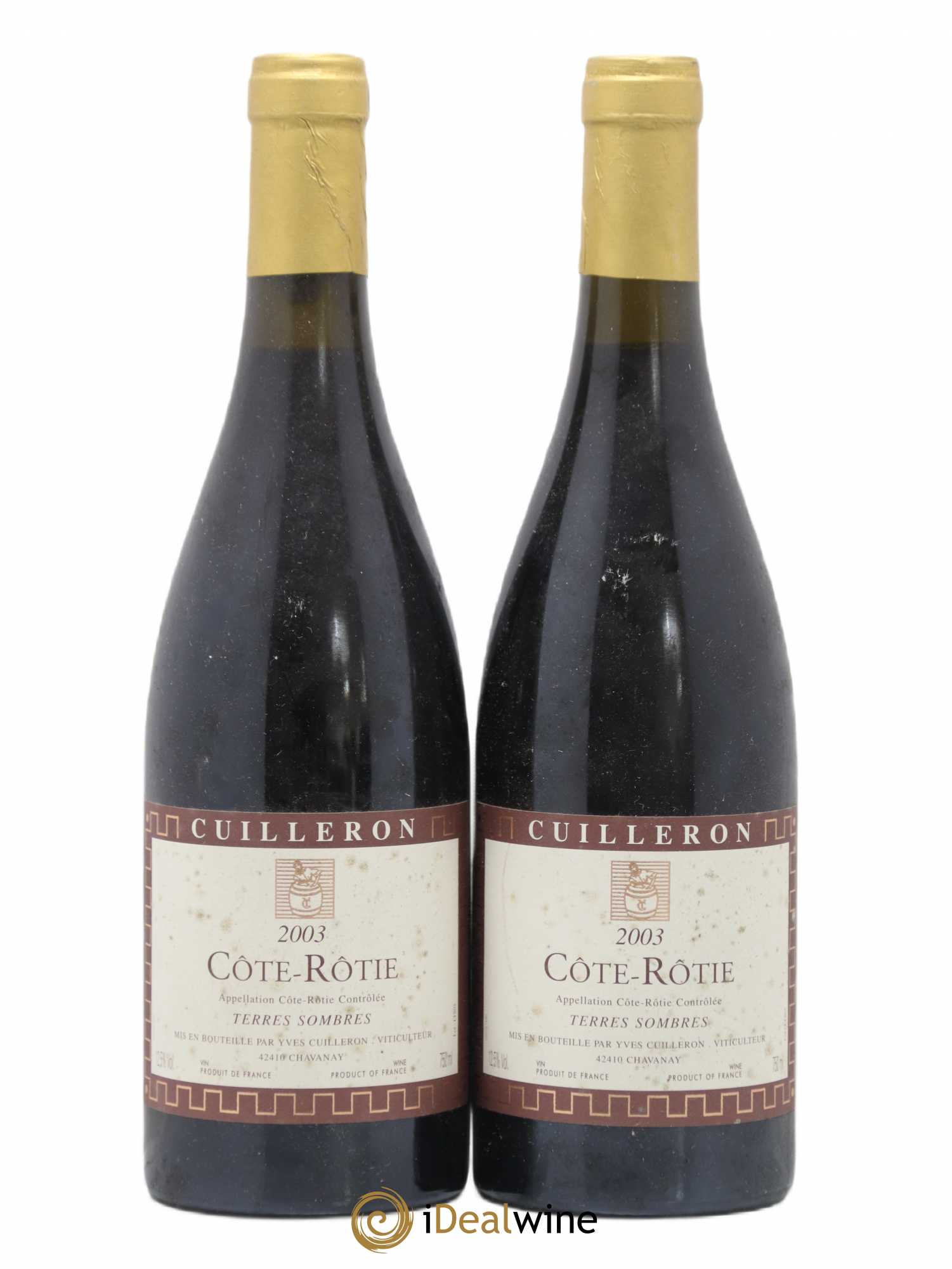 Côte-Rôtie Terres Sombres Yves Cuilleron (Domaine) 2003 - Lot de 2 bouteilles - 0