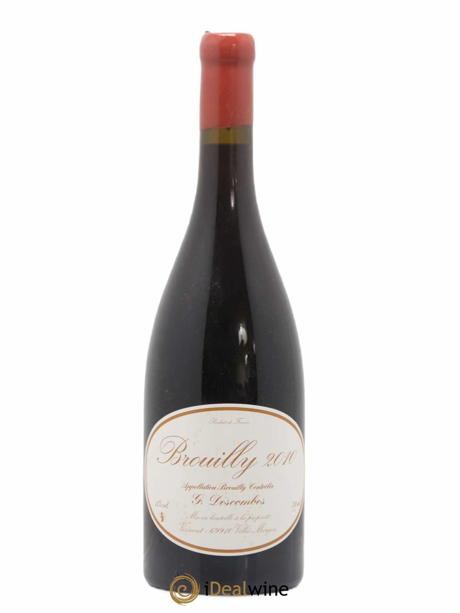 Brouilly Georges Descombes (Domaine) 2010 - Lot de 1 bouteille - 0