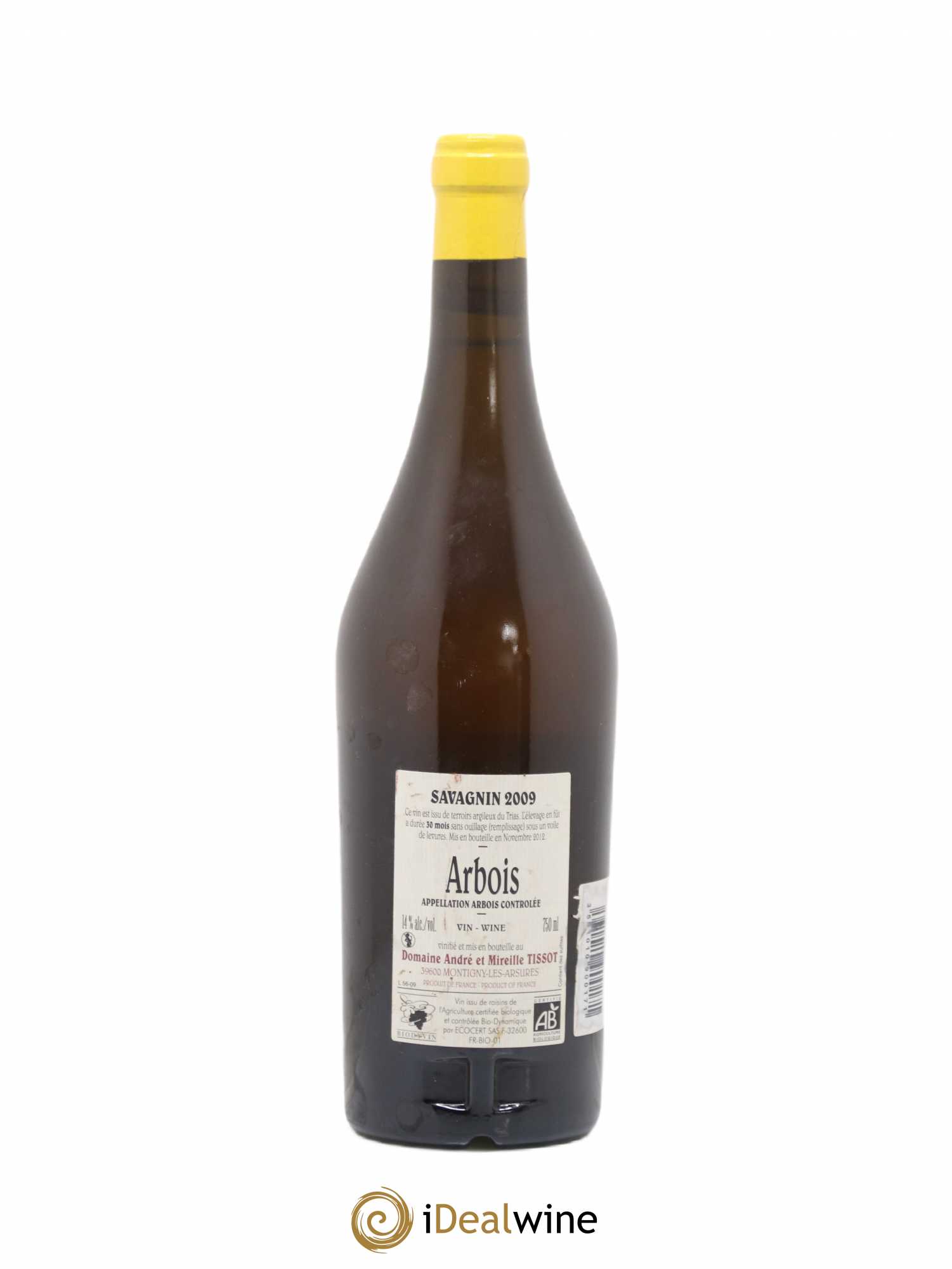 Arbois Savagnin Bénédicte et Stéphane Tissot 2009 - Lot de 1 bouteille - 1
