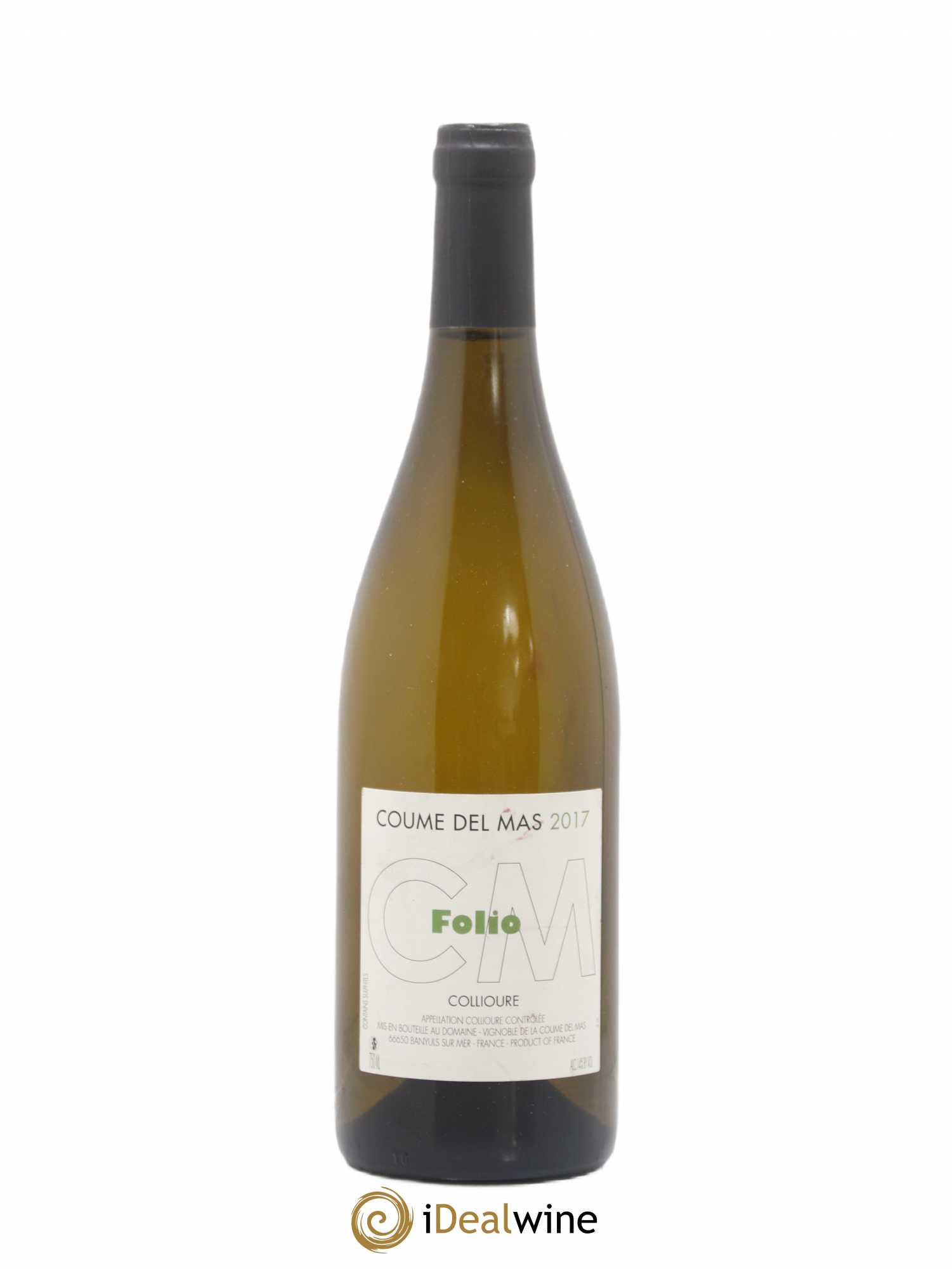 Collioure Coume del Mas Folio 2017 - Lot de 1 bouteille - 0