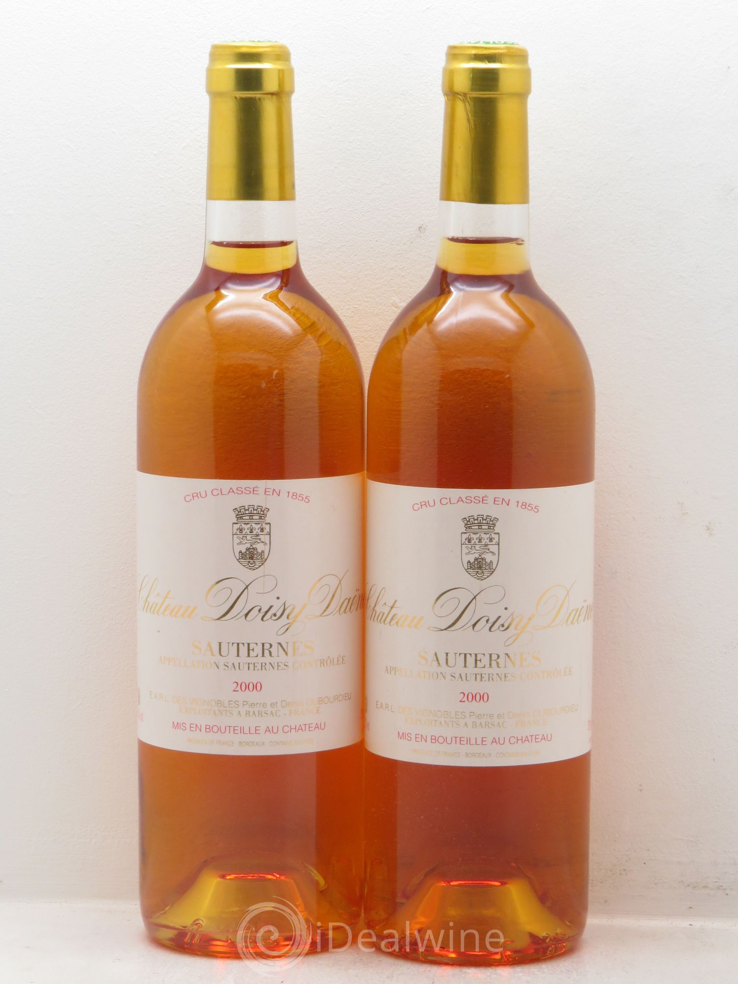 Château Doisy Daëne 2ème Grand Cru Classé 2000 - Lotto di 2 bottiglie - 0