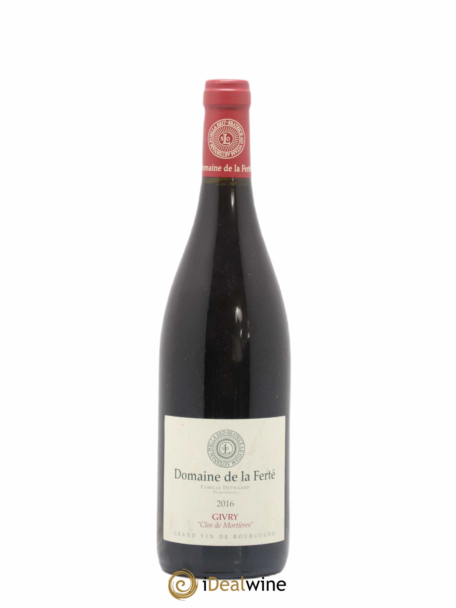 Givry Clos de Mortières Domaine de la Ferté 2016 - Lot de 1 bouteille - 0