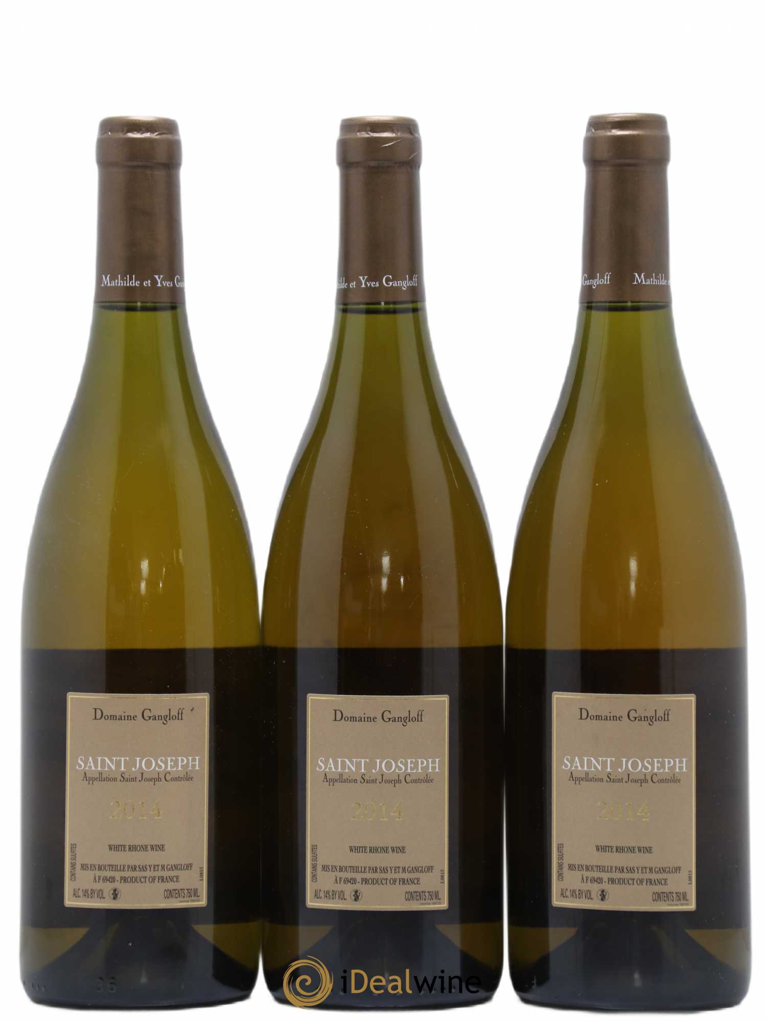 Saint-Joseph Gangloff (Domaine) 2014 - Lot de 3 bouteilles - 1