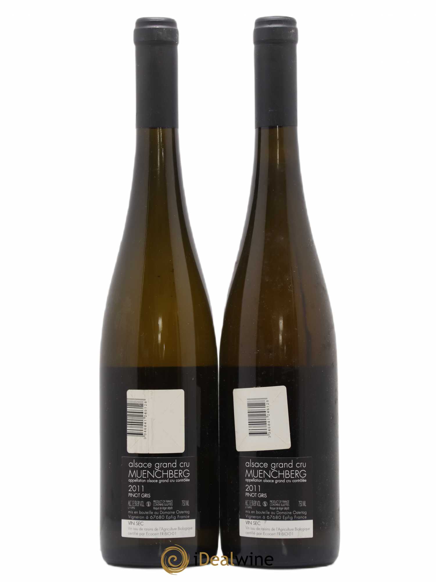 Alsace Pinot Gris Grand Cru Muenchberg A360P Ostertag (Domaine) 2011 - Lot de 2 bouteilles - 1