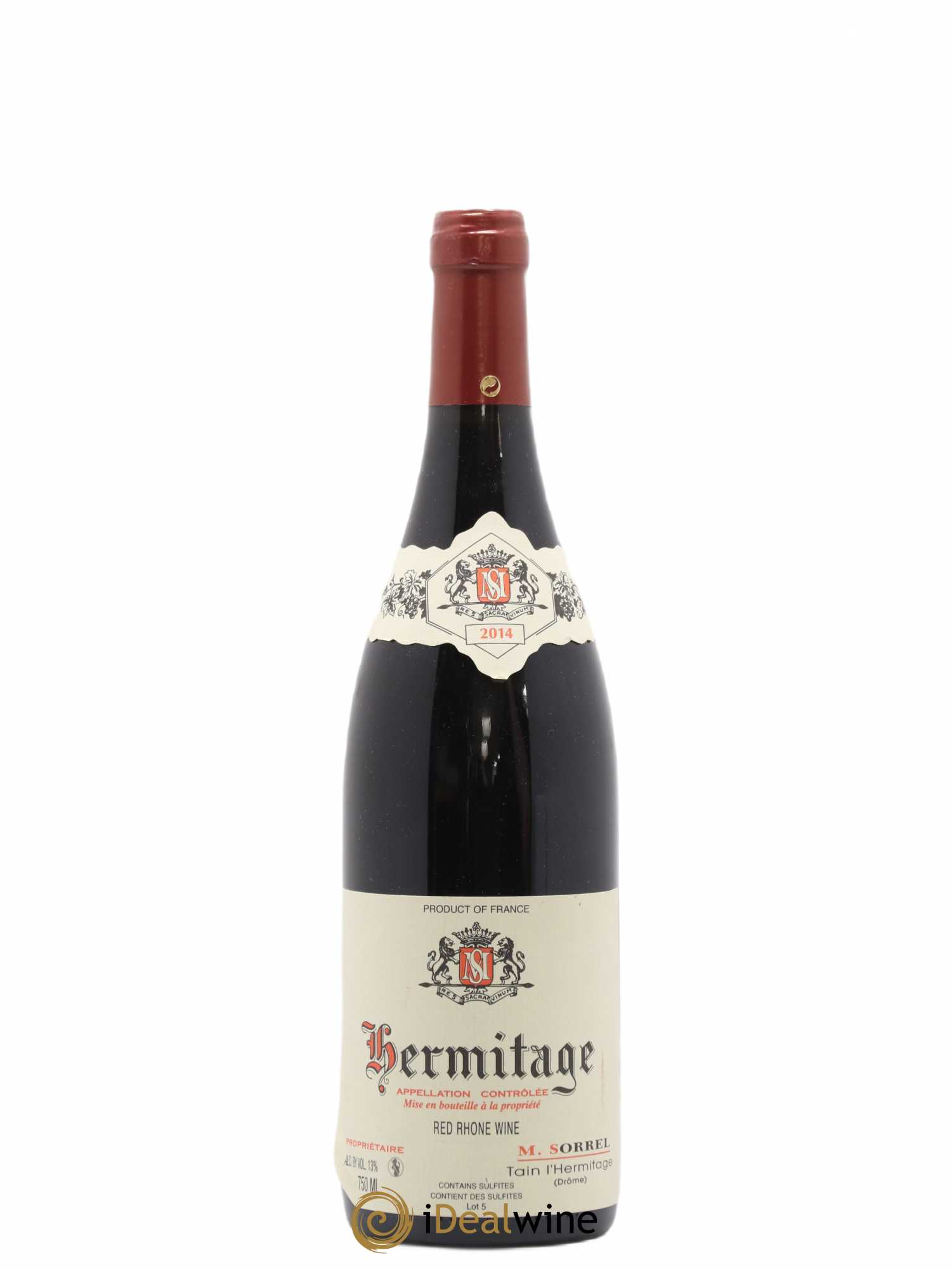 Hermitage Marc Sorrel 2014 - Lot de 1 bouteille - 0