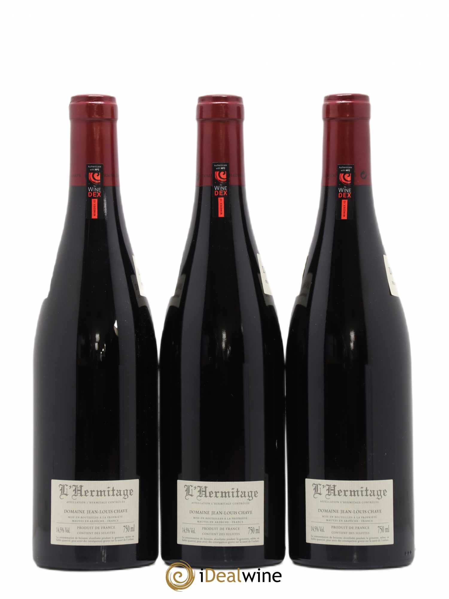 Hermitage Jean-Louis Chave 2010 - Lot de 3 bouteilles - 1