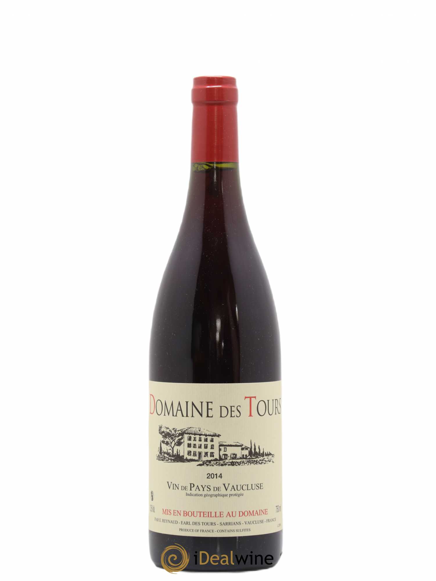 Vaucluse (Vin de Pays de Vaucluse) Domaine des Tours Emmanuel Reynaud 2014 - Lot de 1 bouteille - 0