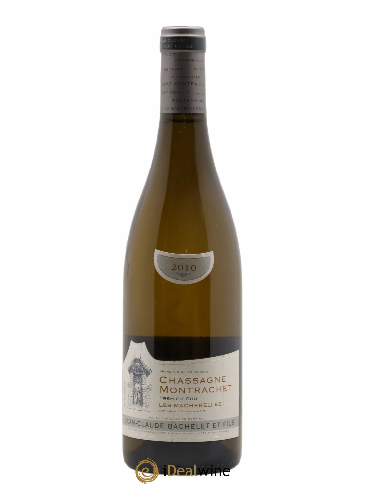 Chassagne-Montrachet 1er Cru Les Macherelles Jean-Claude Bachelet (Domaine) 2010 - Lot de 1 bouteille - 0