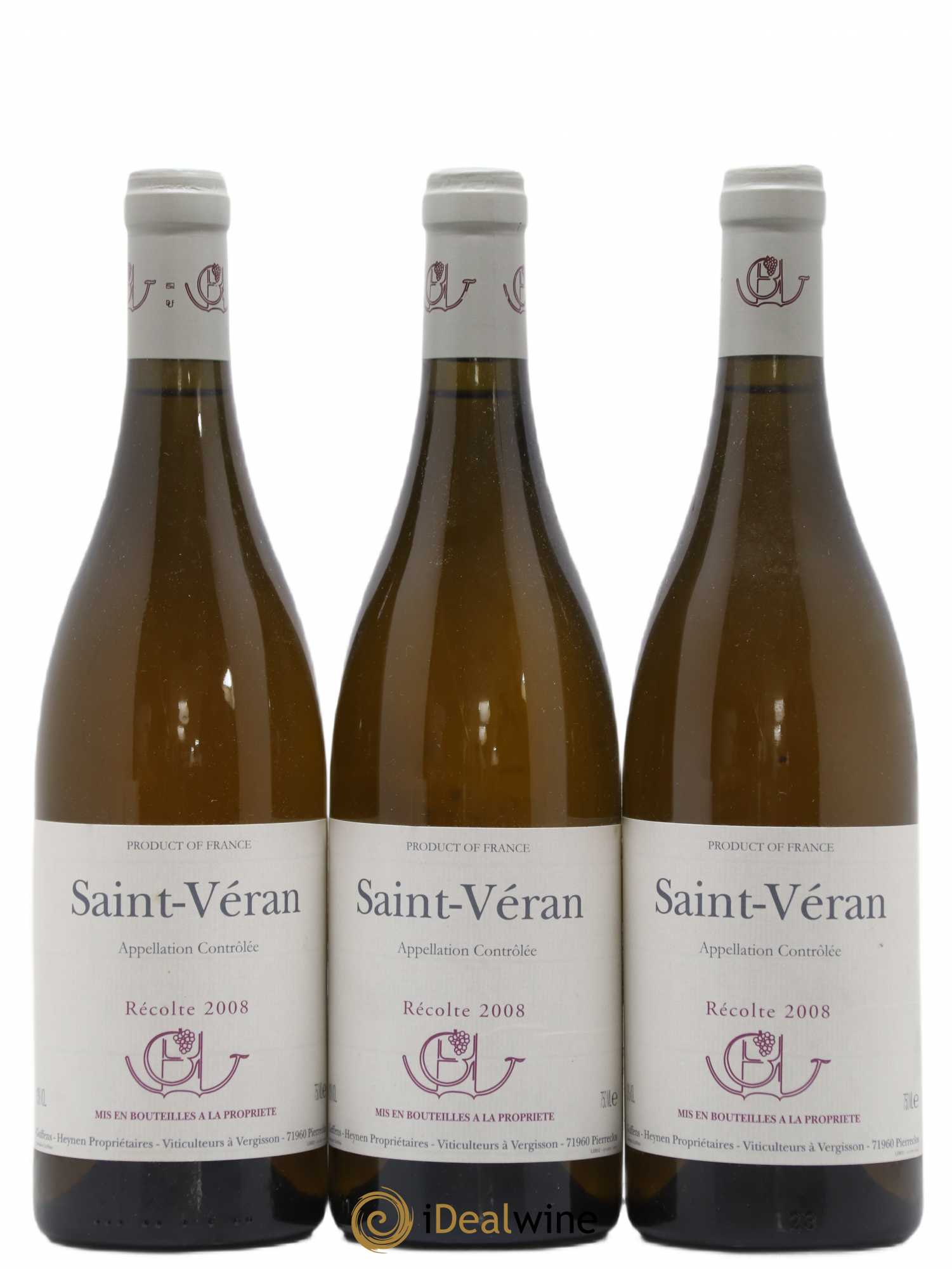 Saint-Véran Guffens-Heynen 2008 - Lot de 3 bouteilles - 0