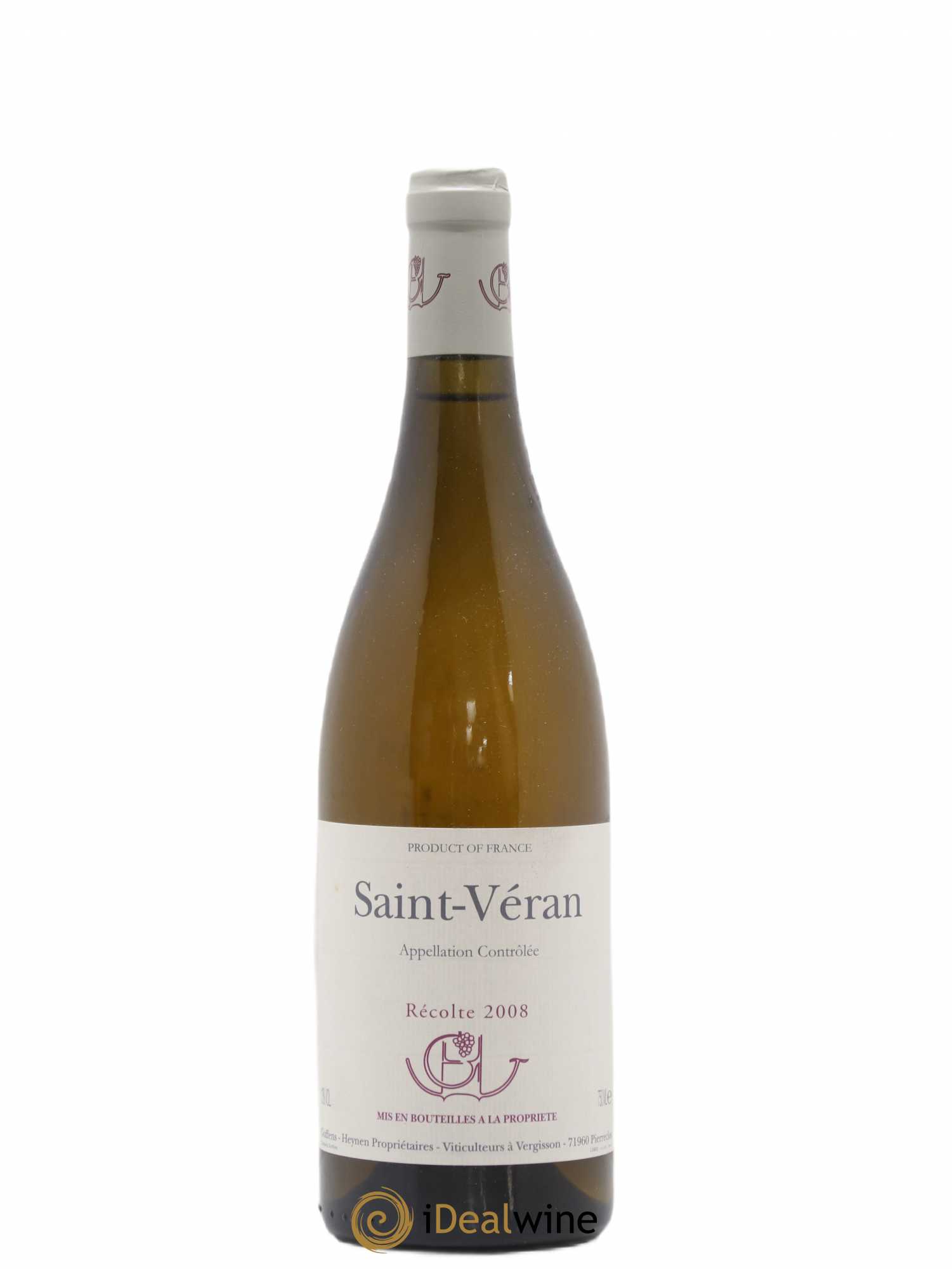 Saint-Véran Guffens-Heynen 2008 - Lot de 1 bouteille - 0