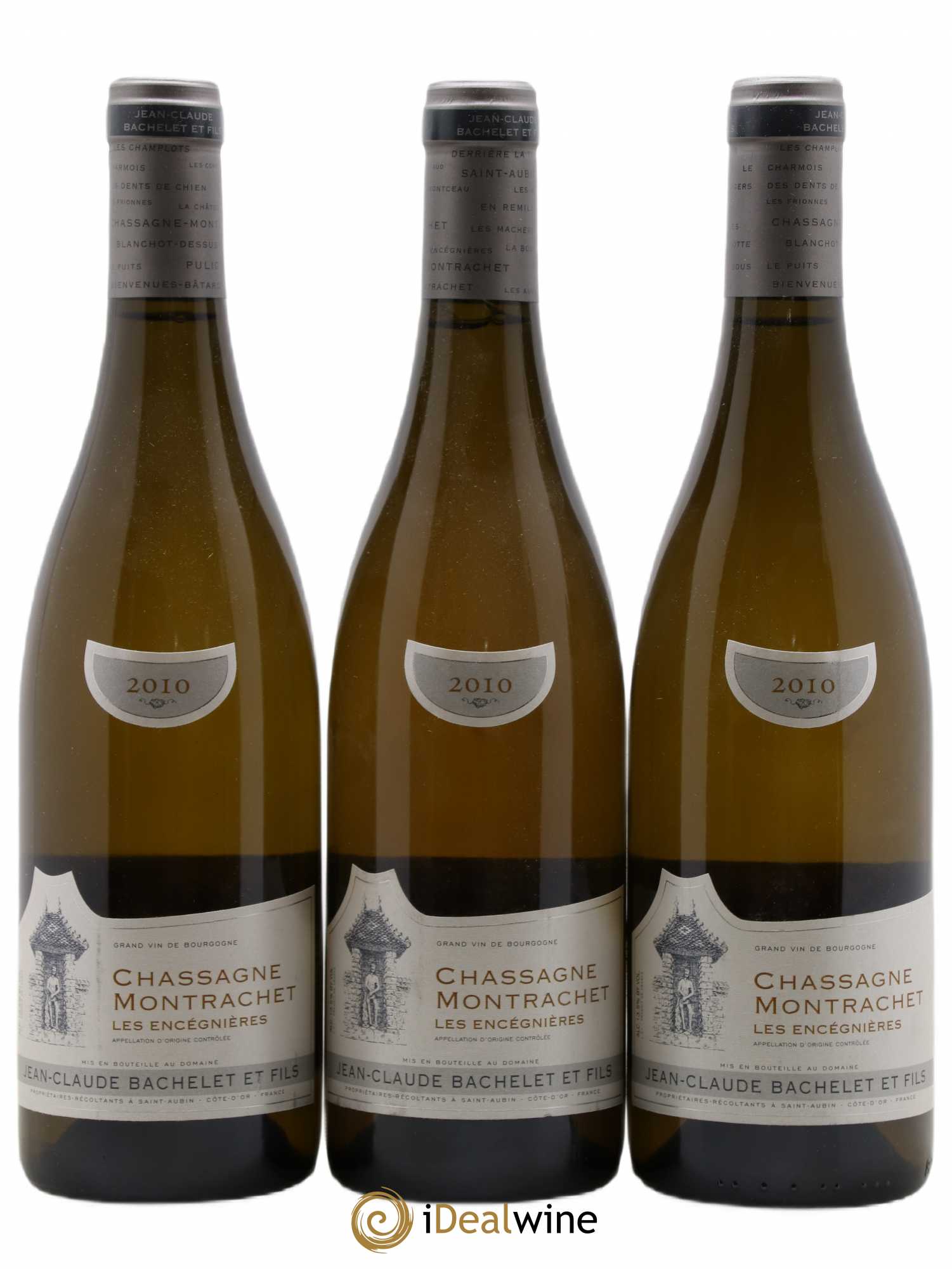Chassagne-Montrachet Les Encégnières Jean-Claude Bachelet (Domaine) 2010 - Lot de 3 bouteilles - 0