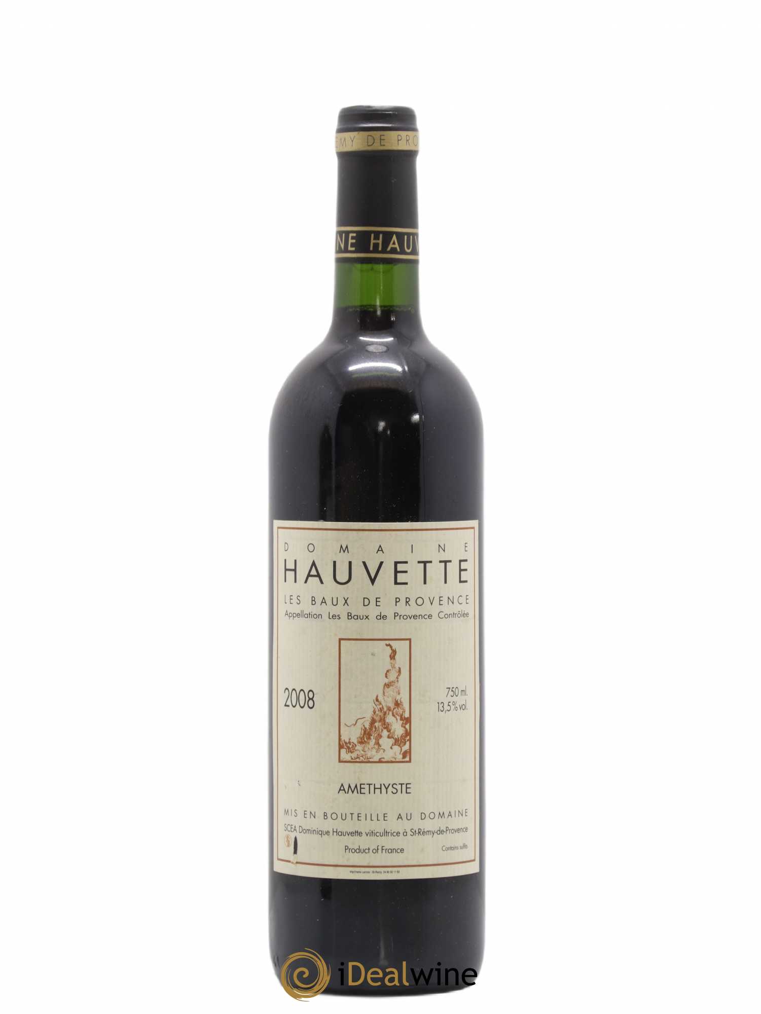 Alpilles Améthyste Hauvette (Domaine) 2008 - Lot de 1 bouteille - 0