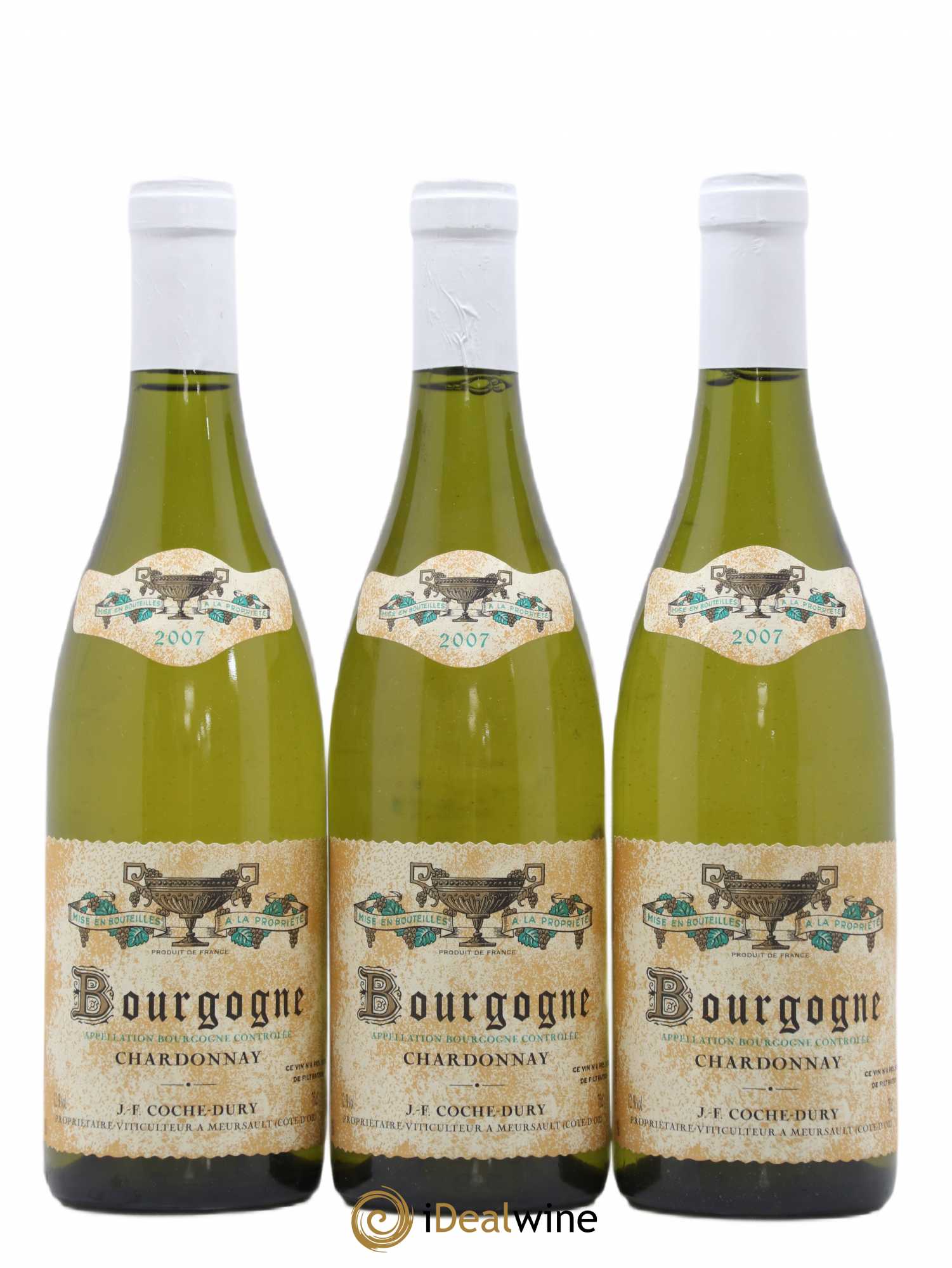 Bourgogne Coche Dury (Domaine) 2007 - Lot de 3 bouteilles - 0