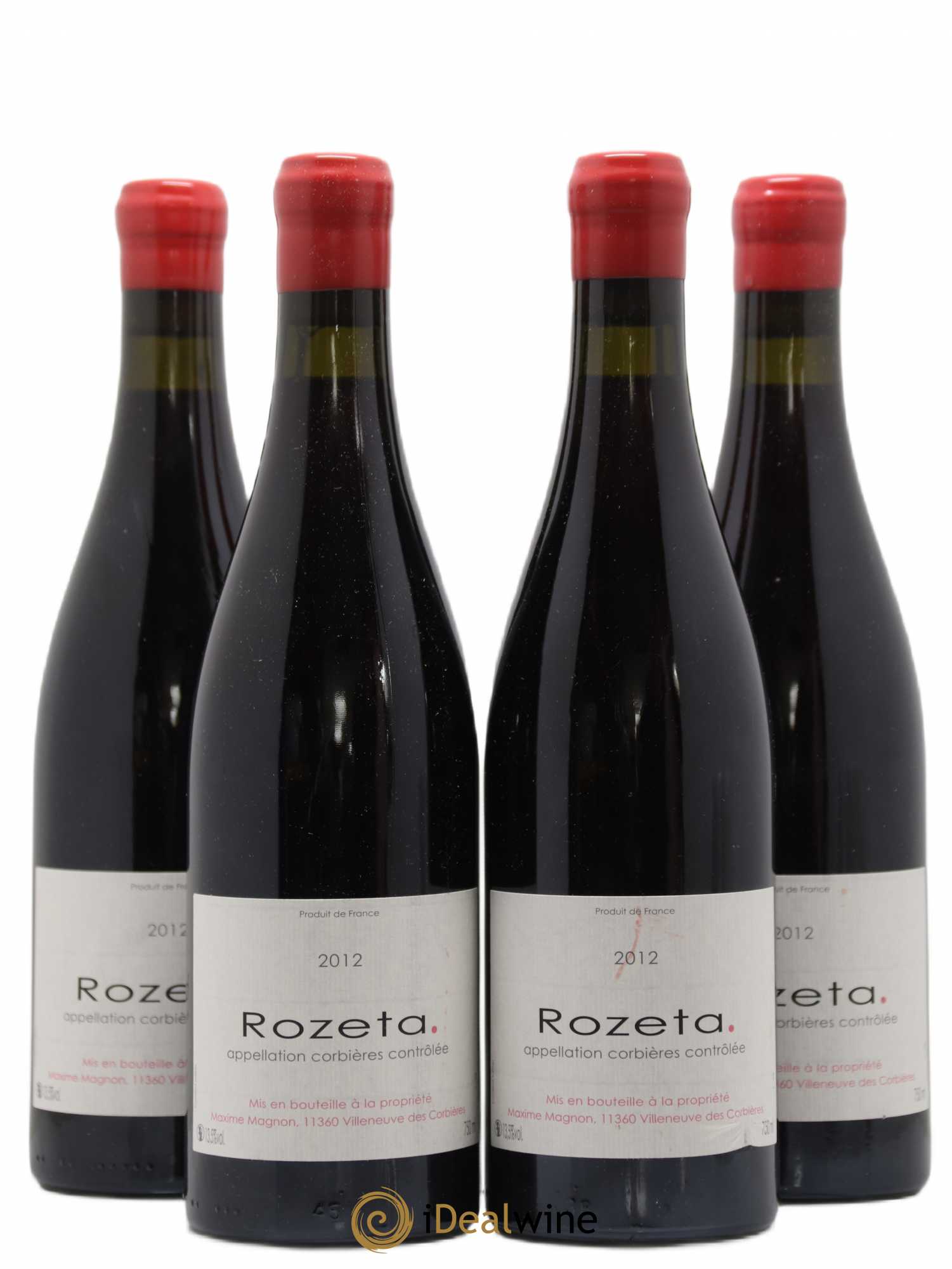 Corbières Rozeta Maxime Magnon 2012 - Posten von 4 Flaschen - 0
