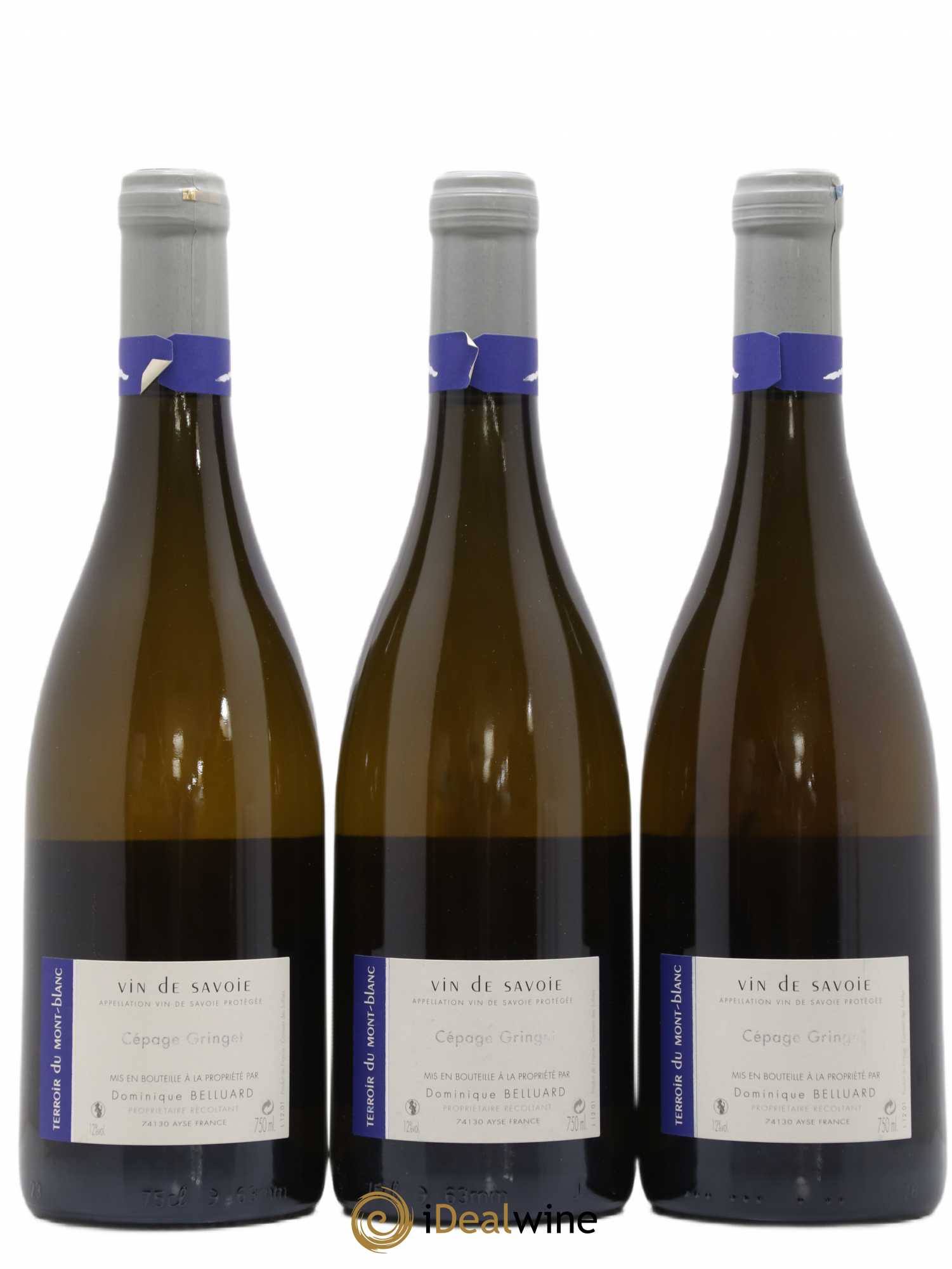 Vin de Savoie Le Feu Domaine Belluard 2012 - Lot de 3 bouteilles - 1
