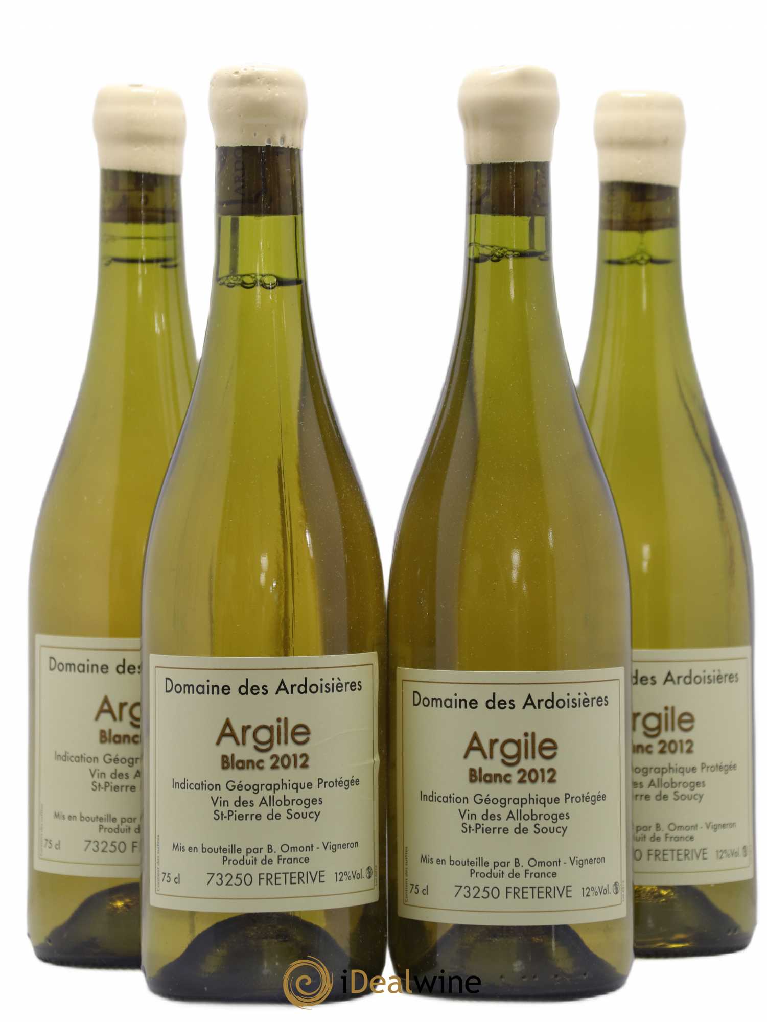 Vin des Allobroges Saint-Pierre-de-Soucy Argile Ardoisières (Domaine des) 2012 - Lot de 4 bouteilles - 0