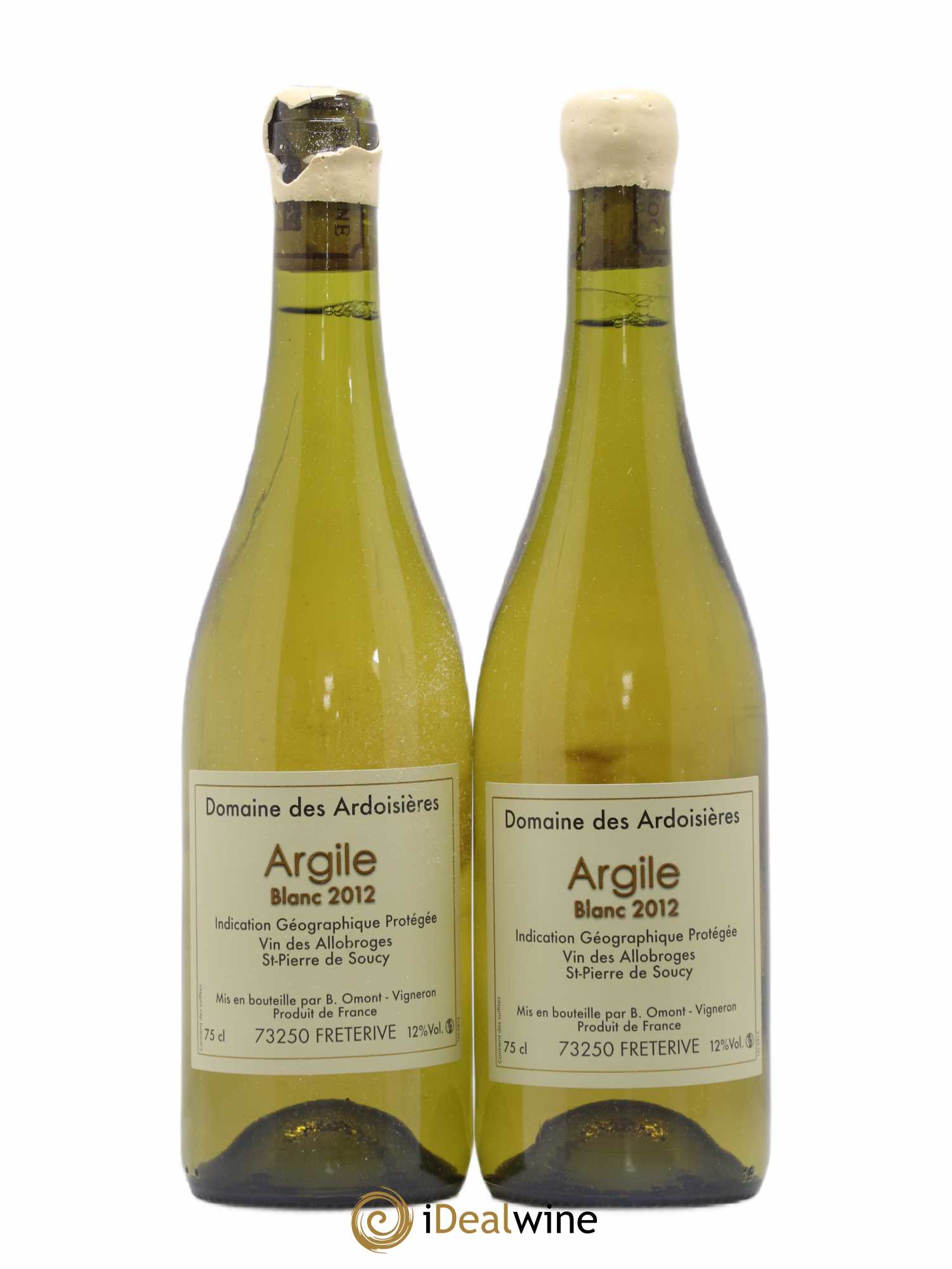 Vin des Allobroges Saint-Pierre-de-Soucy Argile Ardoisières (Domaine des) 2012 - Lot de 2 bouteilles - 0