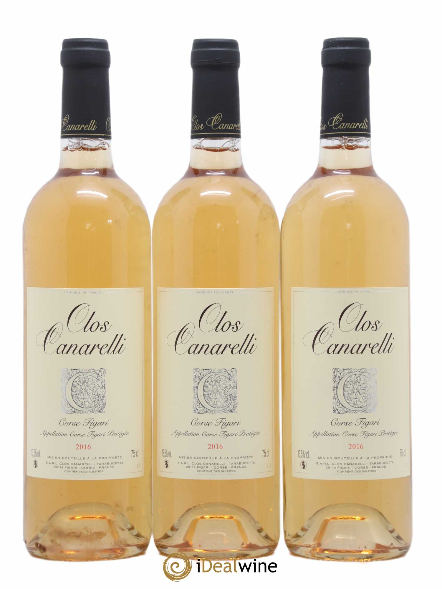 Figari Clos Canarelli 2016 - Lot de 3 bouteilles - 0