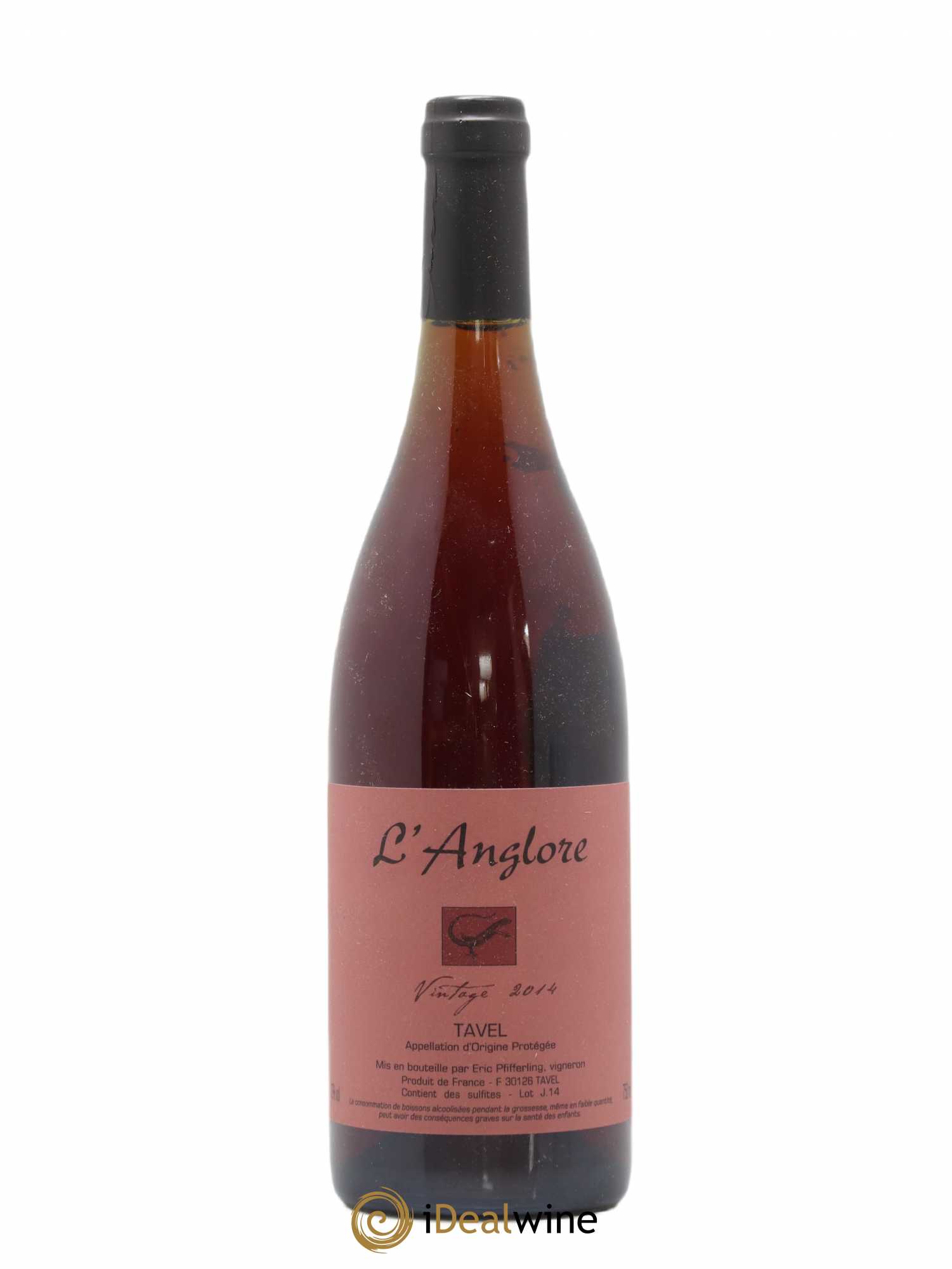 Tavel Vintage L'Anglore 2014 - Lot de 1 bouteille - 0