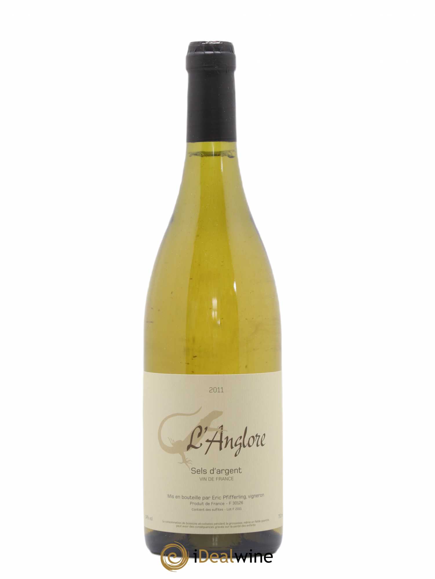 Vin de France Sels d'argent L'Anglore 2011 - Lot de 1 bouteille - 0