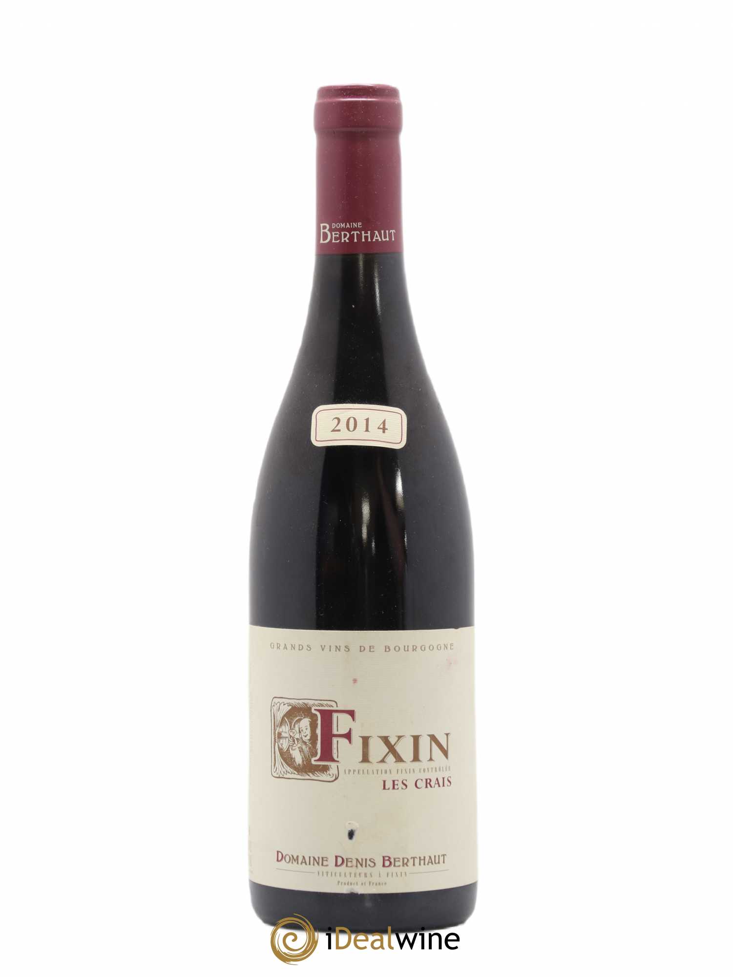 Fixin Denis Berthaut Les Crais 2014 - Posten von 1 Flasche - 0