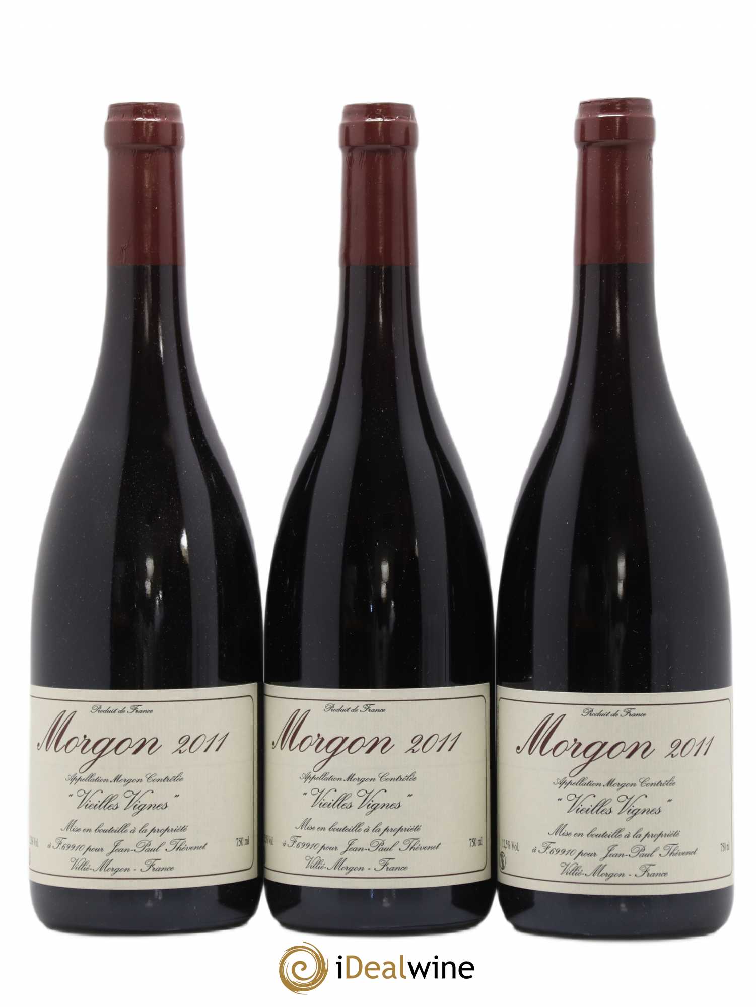 Morgon Vieilles vignes Thevenet 2011 - Posten von 3 Flaschen - 0