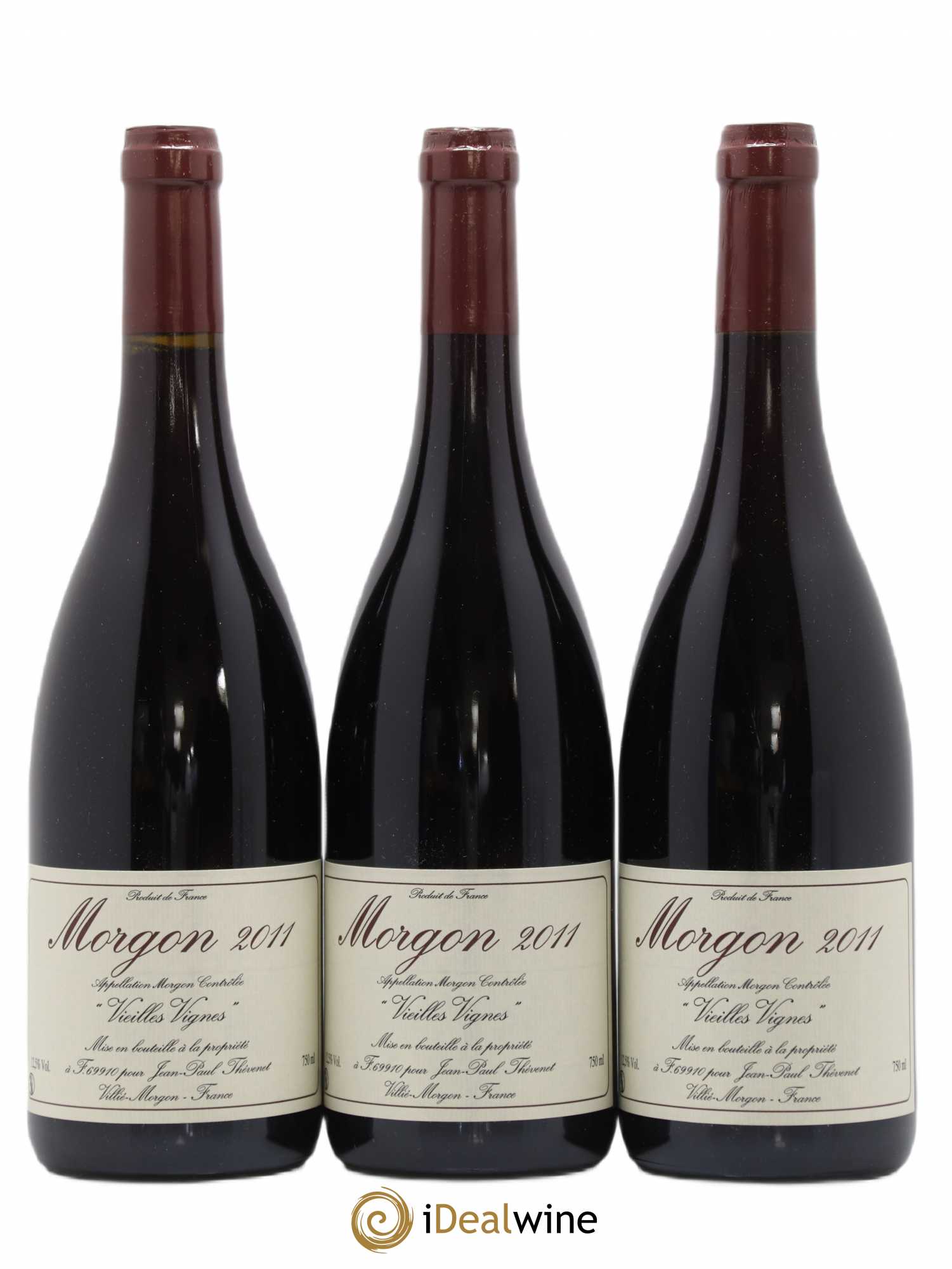 Morgon Vieilles vignes Thevenet 2011 - Posten von 3 Flaschen - 0