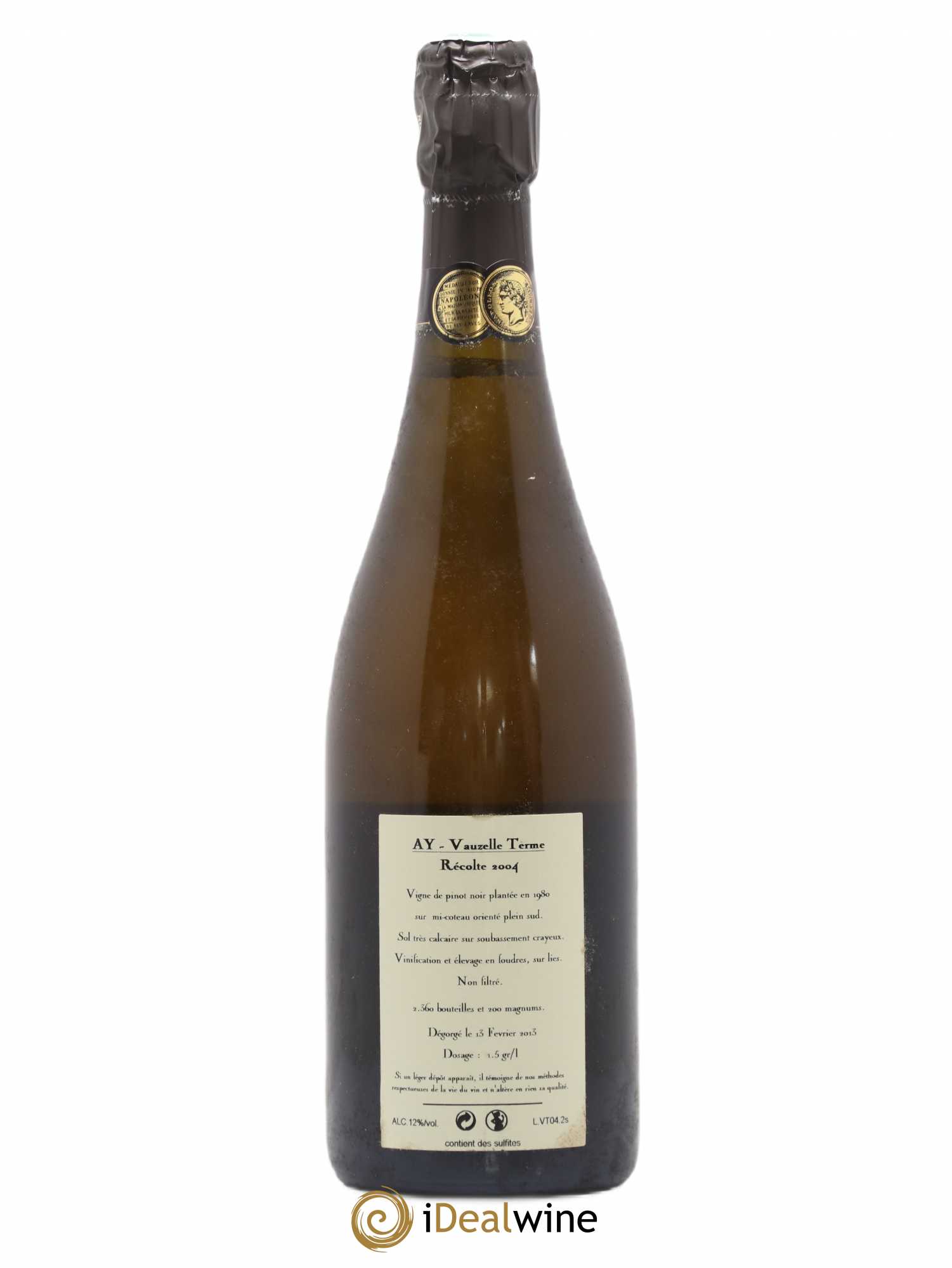 Aÿ Vauzelle Terme Extra-Brut Jacquesson 2004 - Lot de 1 bouteille - 1
