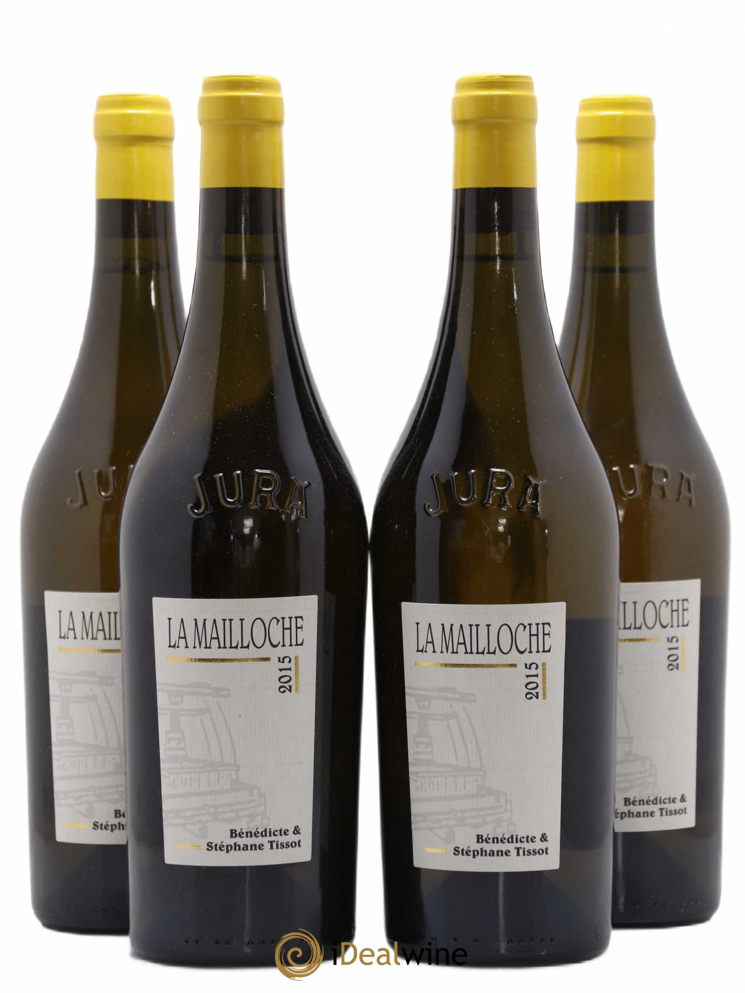 Arbois La Mailloche Bénédicte et Stéphane Tissot 2015 - Lot de 4 bouteilles - 0