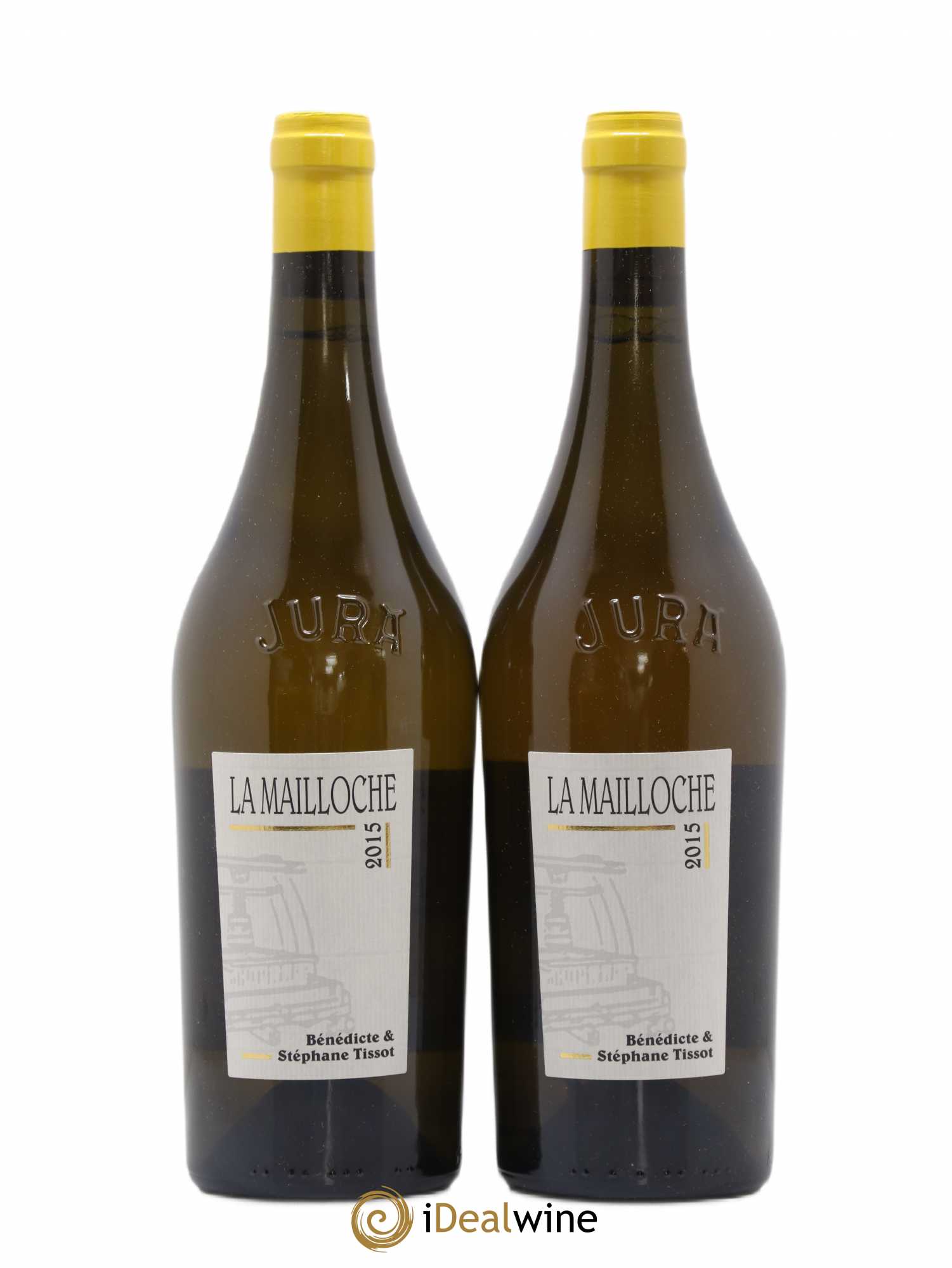 Arbois La Mailloche Bénédicte et Stéphane Tissot 2015 - Lot de 2 bouteilles - 0