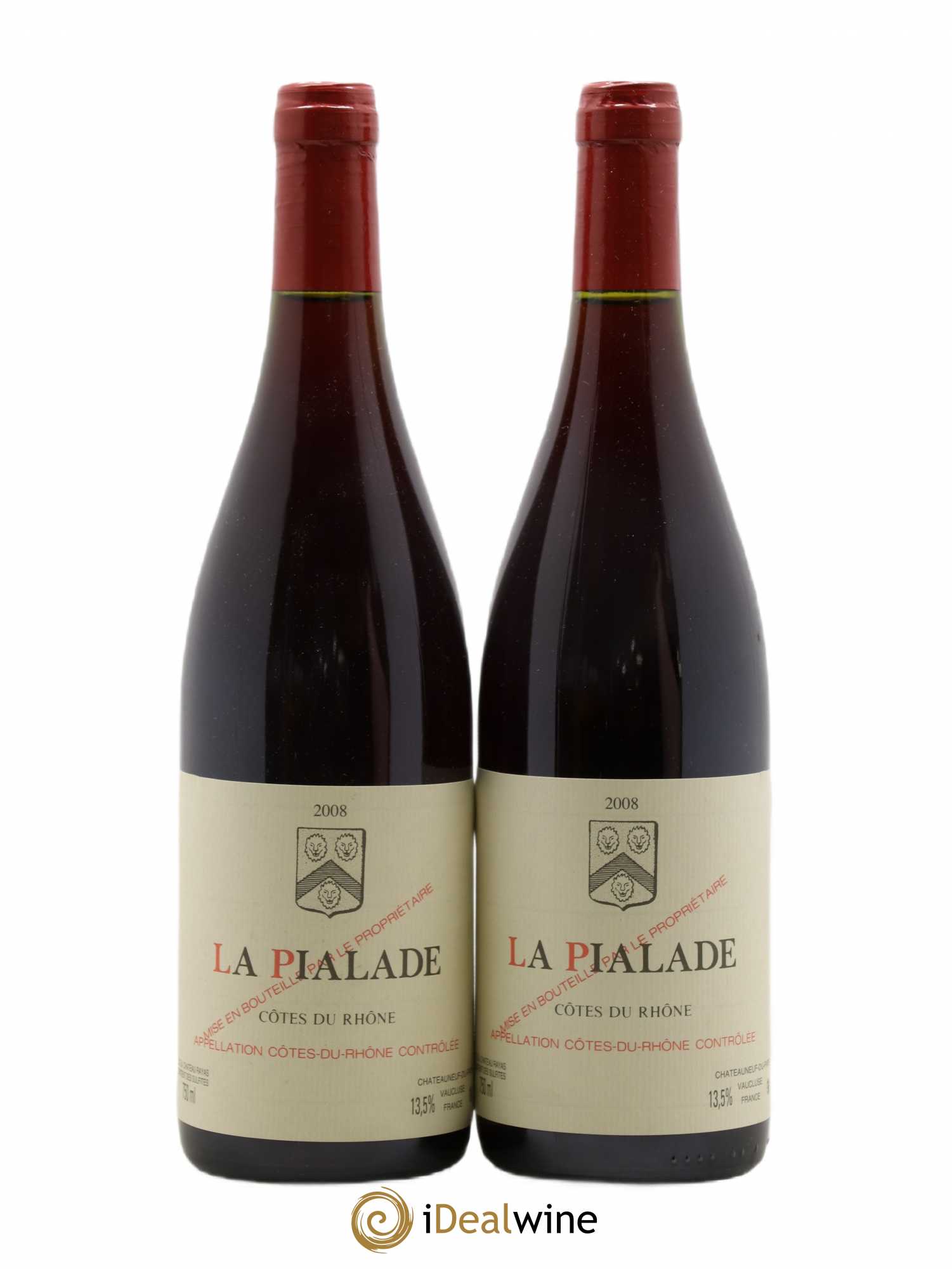 Côtes-du-Rhône La Pialade Emmanuel Reynaud 2008 - Lot de 2 bouteilles - 0