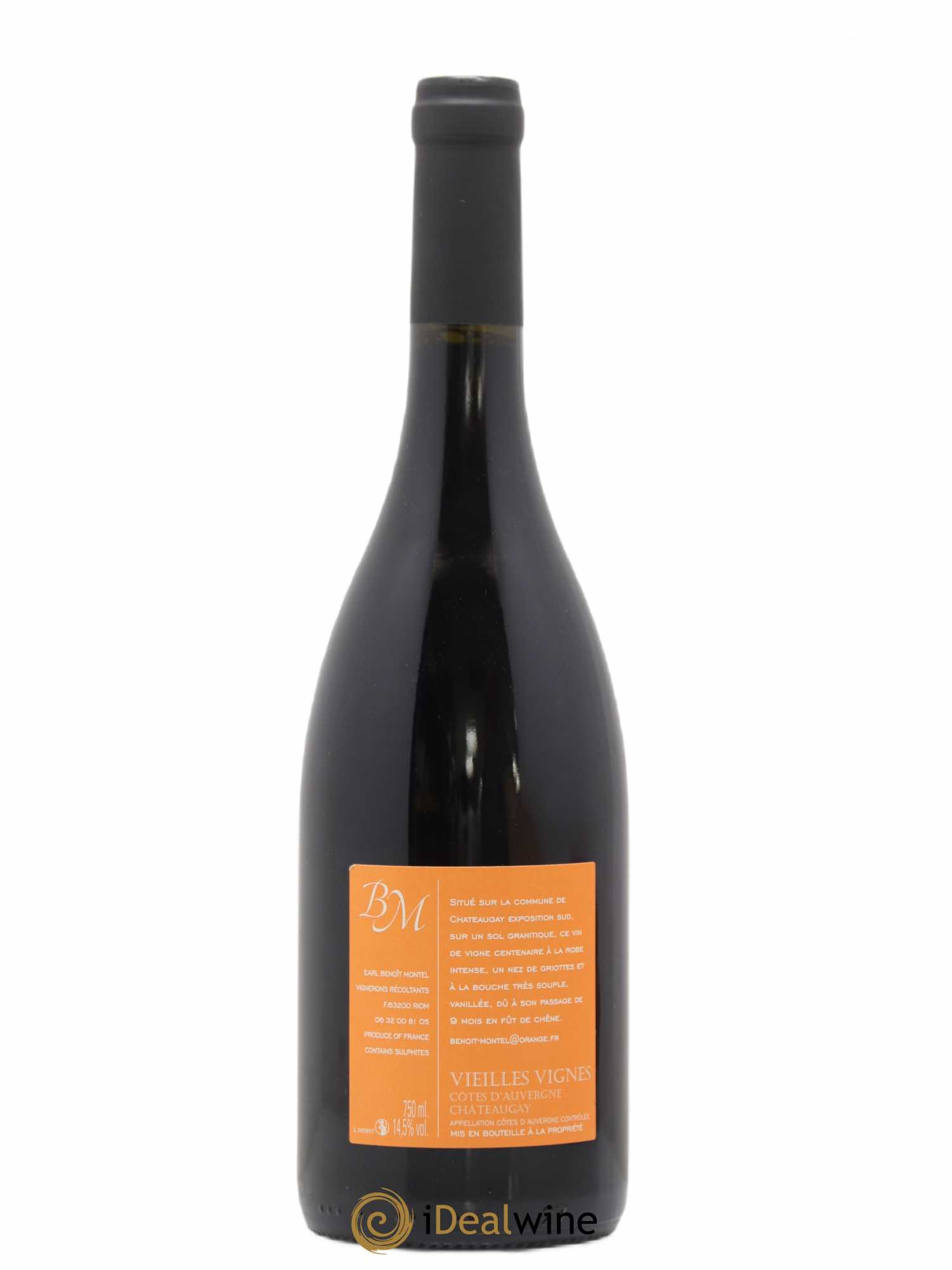 Vin de France Cotes d'Auvergne Chateaugay Vieilles vignes Benoit Montel 2017 - Lot de 1 bouteille - 1