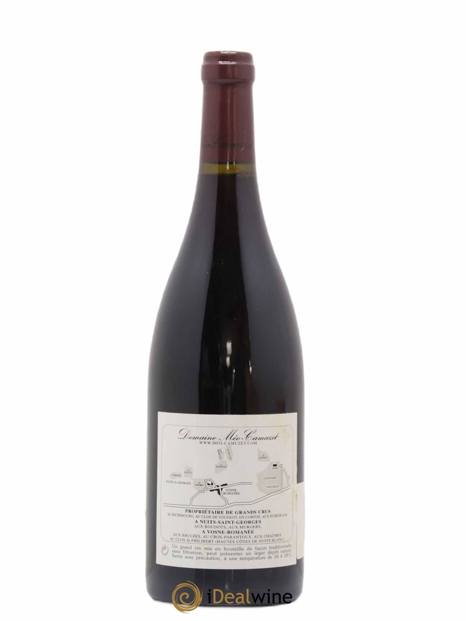 Clos de Vougeot Grand Cru Méo-Camuzet (Domaine) 2002 - Lot de 1 bouteille - 1