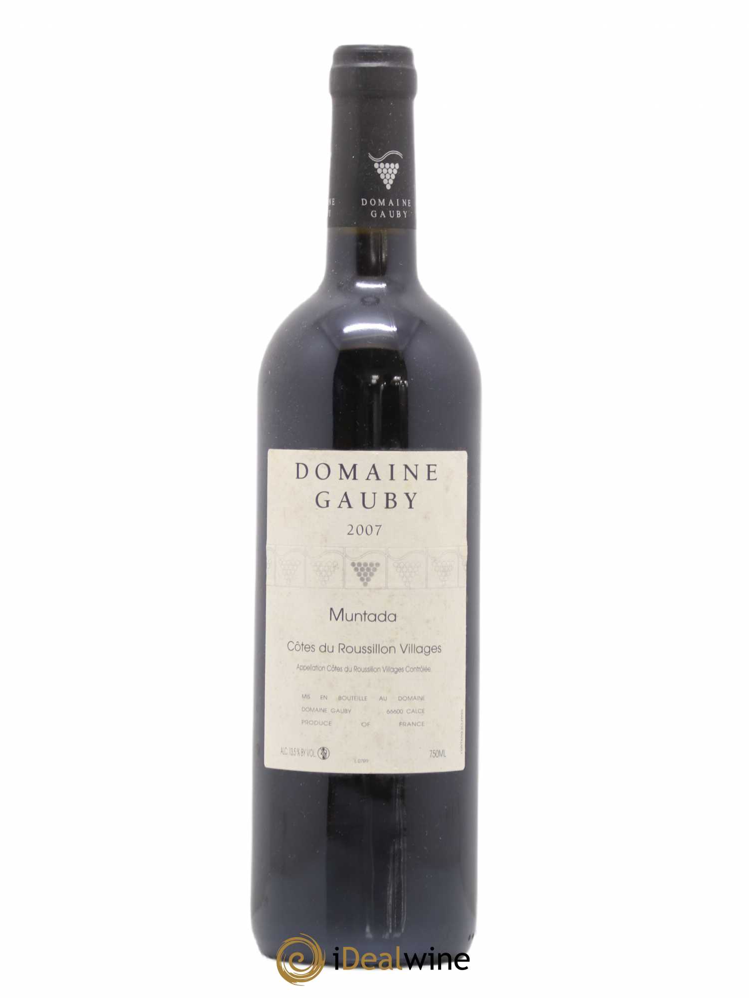 Côtes Catalanes (anciennement Côtes du Roussillon Villages) La Muntada Gauby (Domaine) 2007 - Lot de 1 bouteille - 0