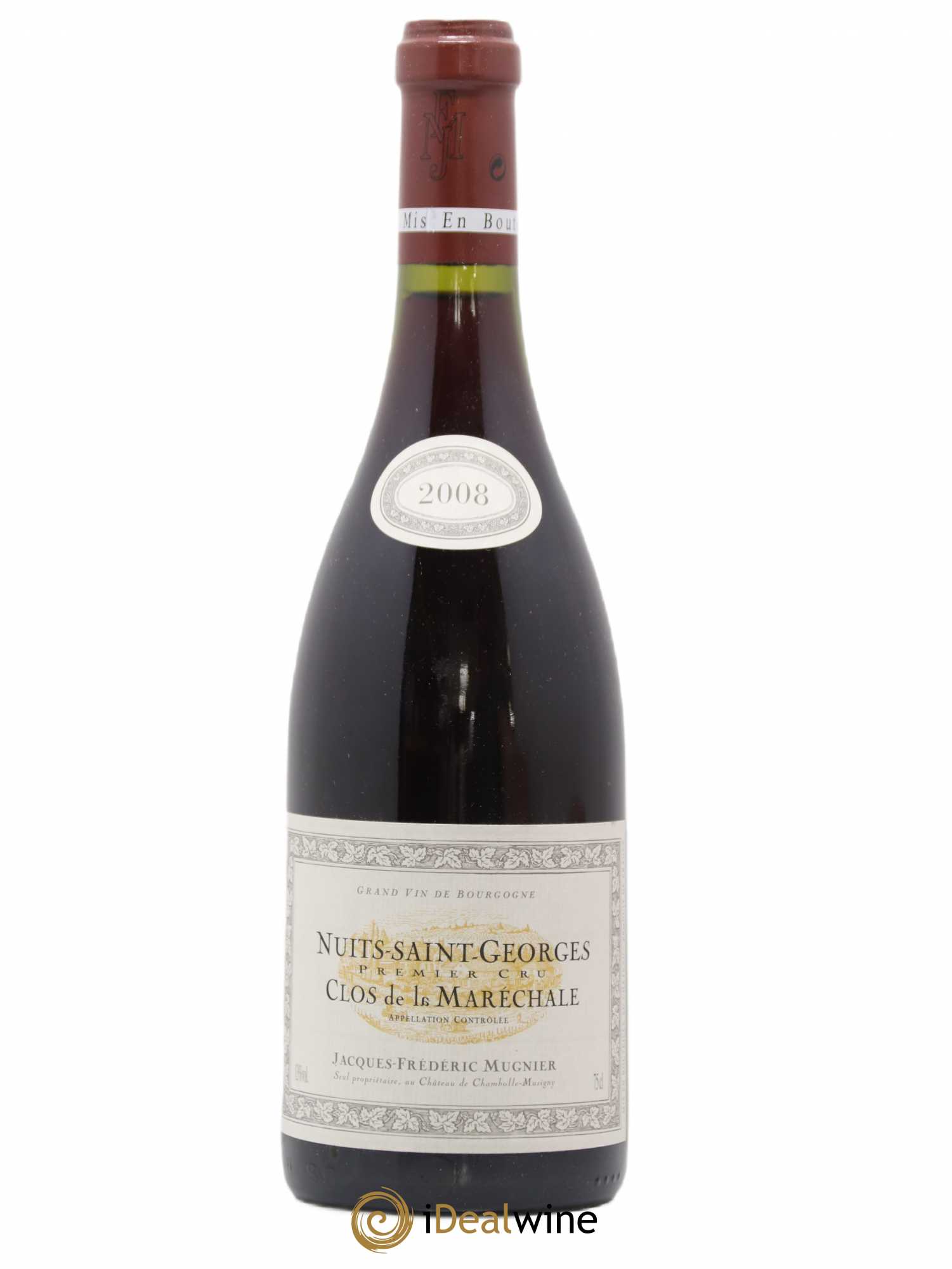 Nuits-Saint-Georges 1er Cru Clos de La Maréchale Jacques-Frédéric Mugnier 2008 - Lot de 1 bouteille - 0