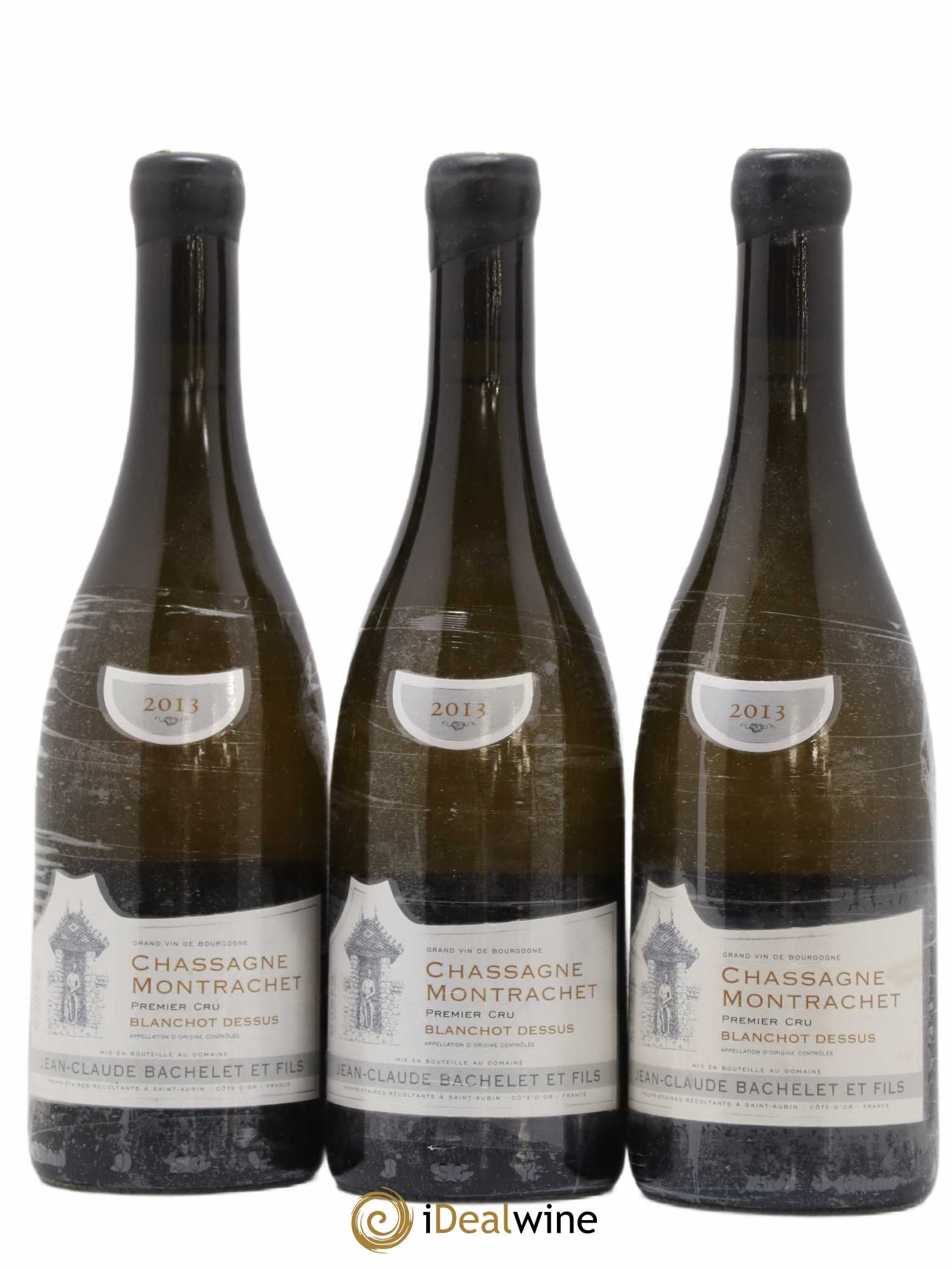 Chassagne-Montrachet 1er Cru Blanchot Dessus Jean-Claude Bachelet (Domaine) 2013 - Lot de 3 bouteilles - 0