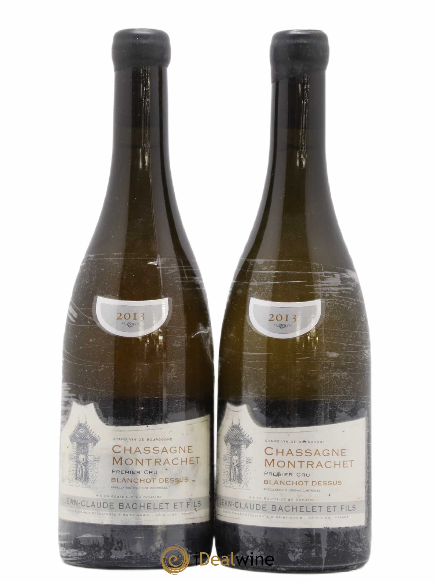 Chassagne-Montrachet 1er Cru Blanchot Dessus Jean-Claude Bachelet (Domaine) 2013 - Lot de 2 bouteilles - 0