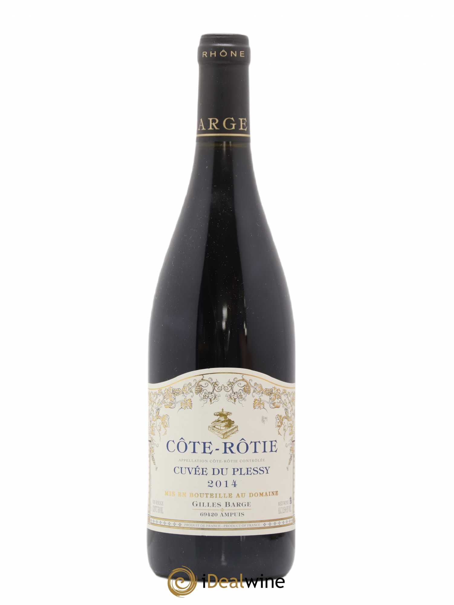 Côte-Rôtie Barge Cuvee Du Plessy 2014 - Posten von 1 Flasche - 0