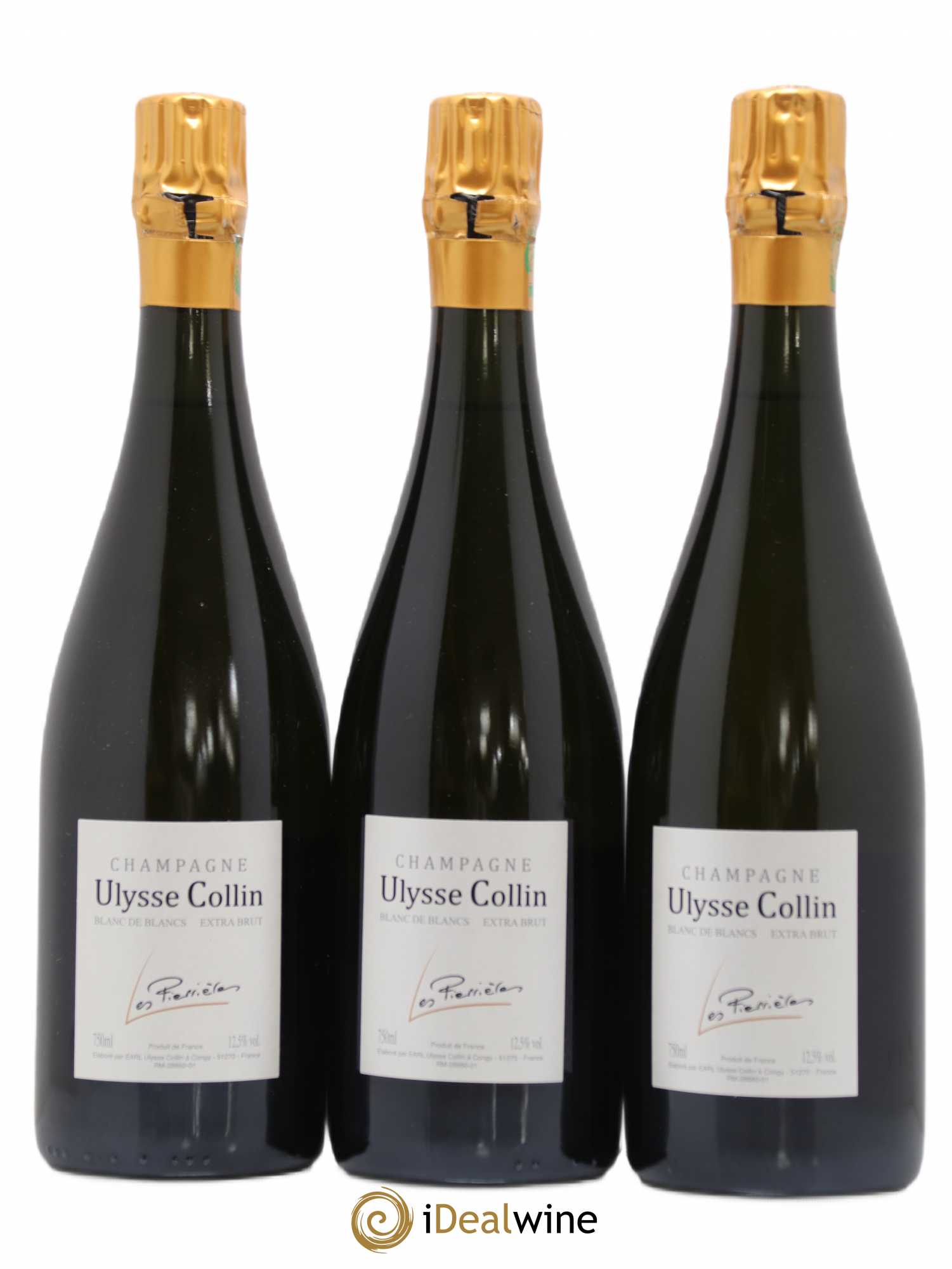 Les Pierrières Blancs de Blancs Extra-Brut Ulysse Collin - Lot de 3 bouteilles - 0
