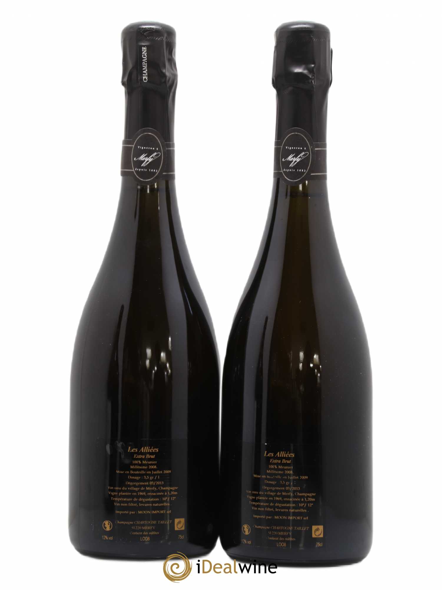 Champagne 2008 - Posten von 2 Flaschen - 1