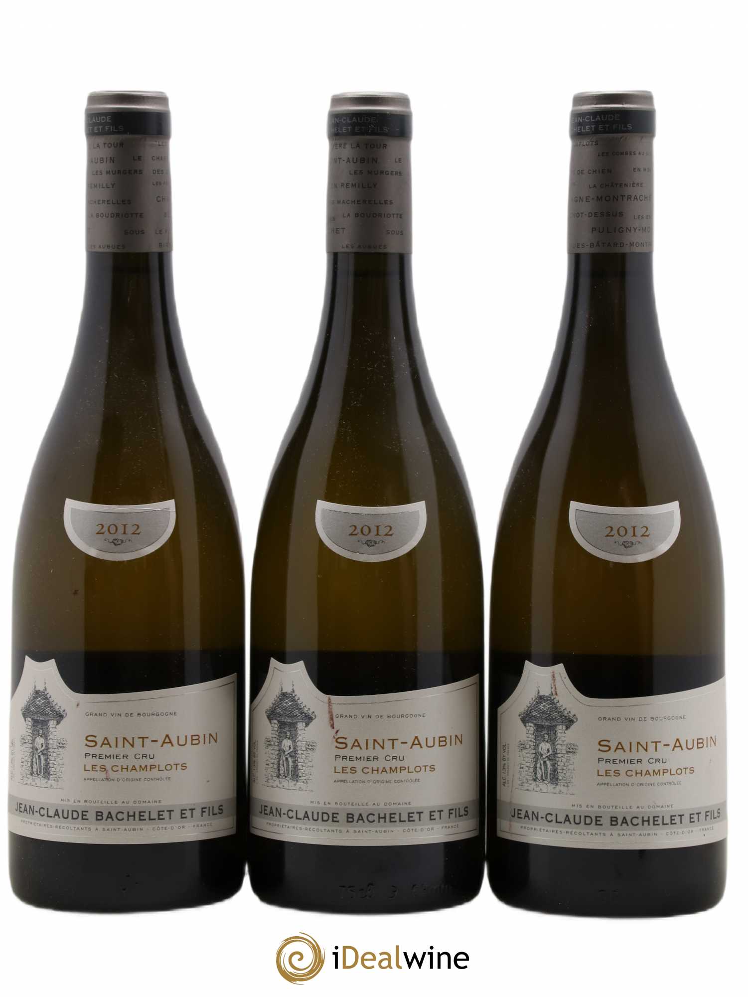 Saint-Aubin 1er Cru Les Champlots Jean-Claude Bachelet (Domaine) 2012 - Lot de 3 bouteilles - 0
