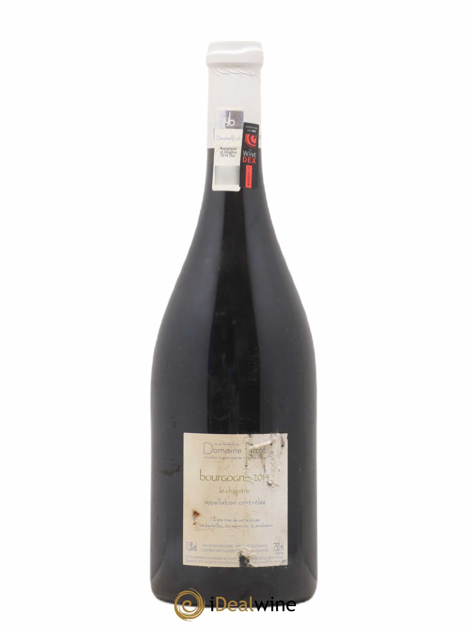 Bourgogne Le Chapitre Bizot (Domaine) 2014 - Lot de 1 bouteille - 1