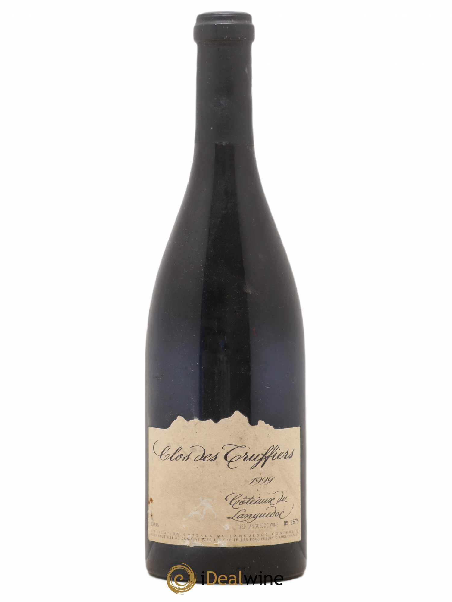 La Clape Château de La Négly Clos des Truffiers Jean Paux-Rosset 1999 - Lot de 1 bouteille - 0