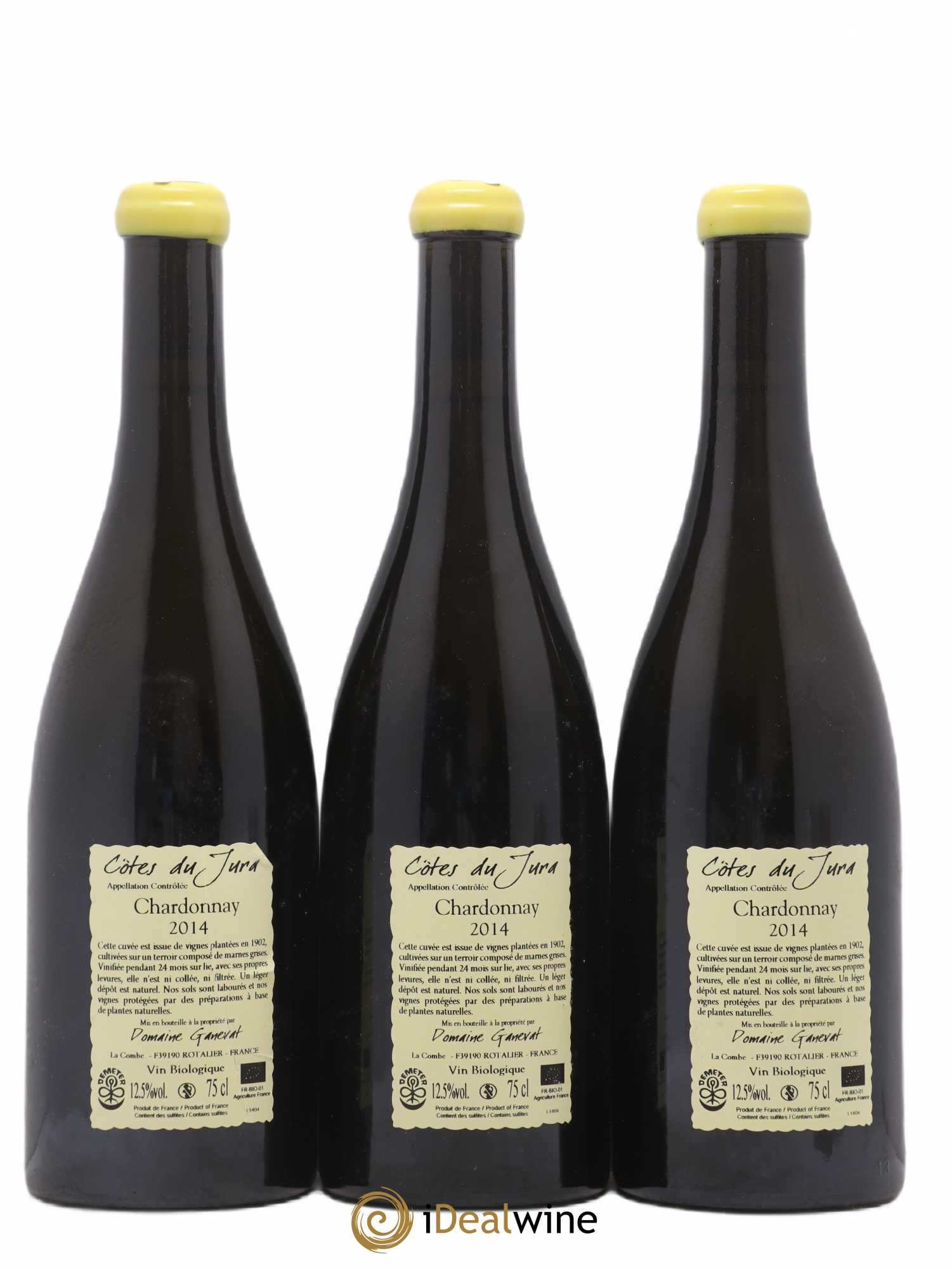 Côtes du Jura Les Chalasses Vieilles Vignes Jean-François Ganevat (Domaine) 2014 - Lot de 3 bouteilles - 1